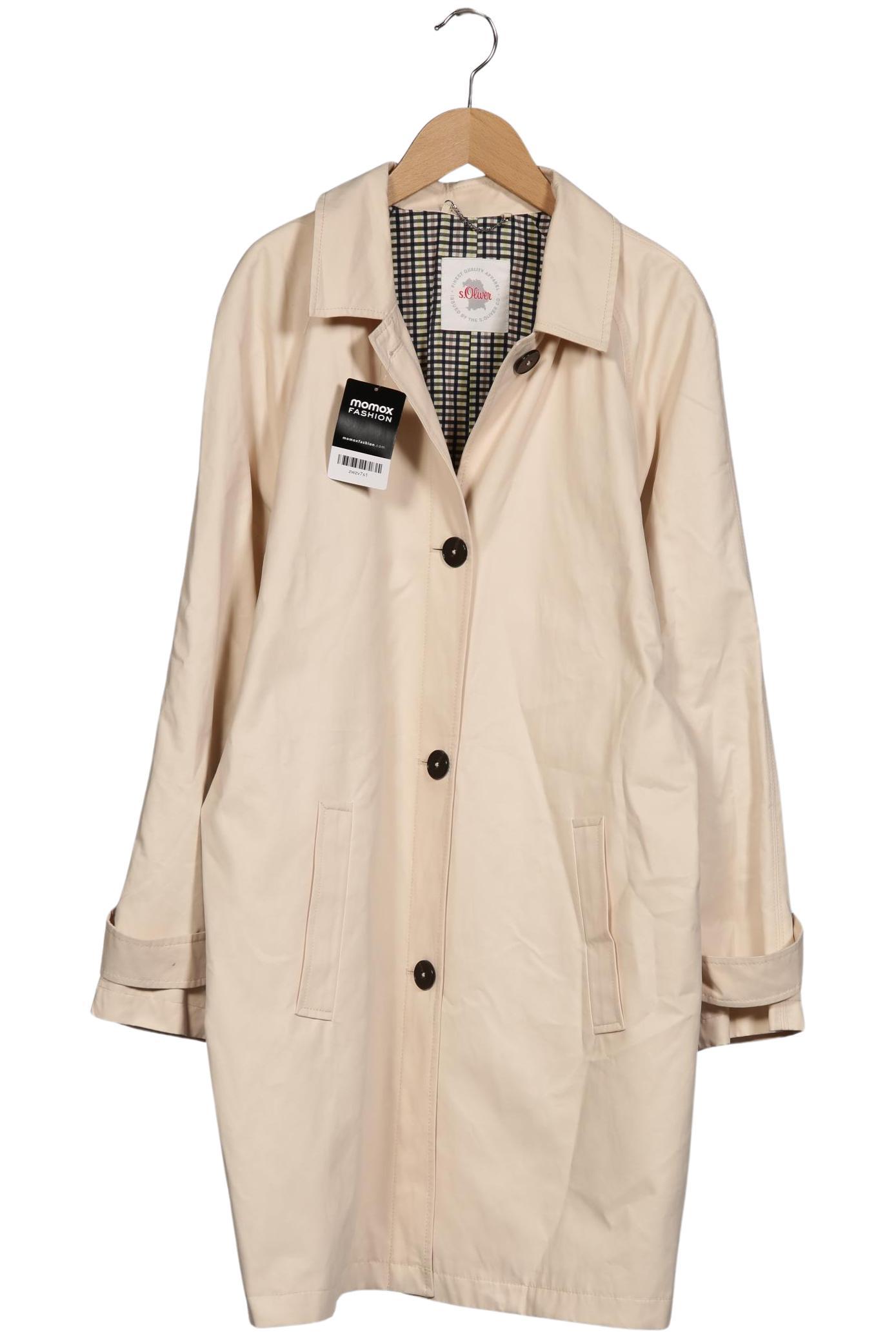 

s.Oliver Damen Mantel, beige, Gr. 42