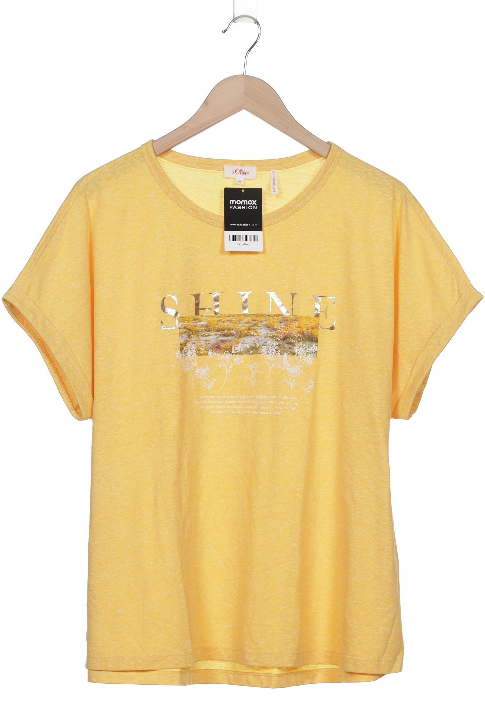 

s.Oliver Damen T-Shirt, orange, Gr. 48
