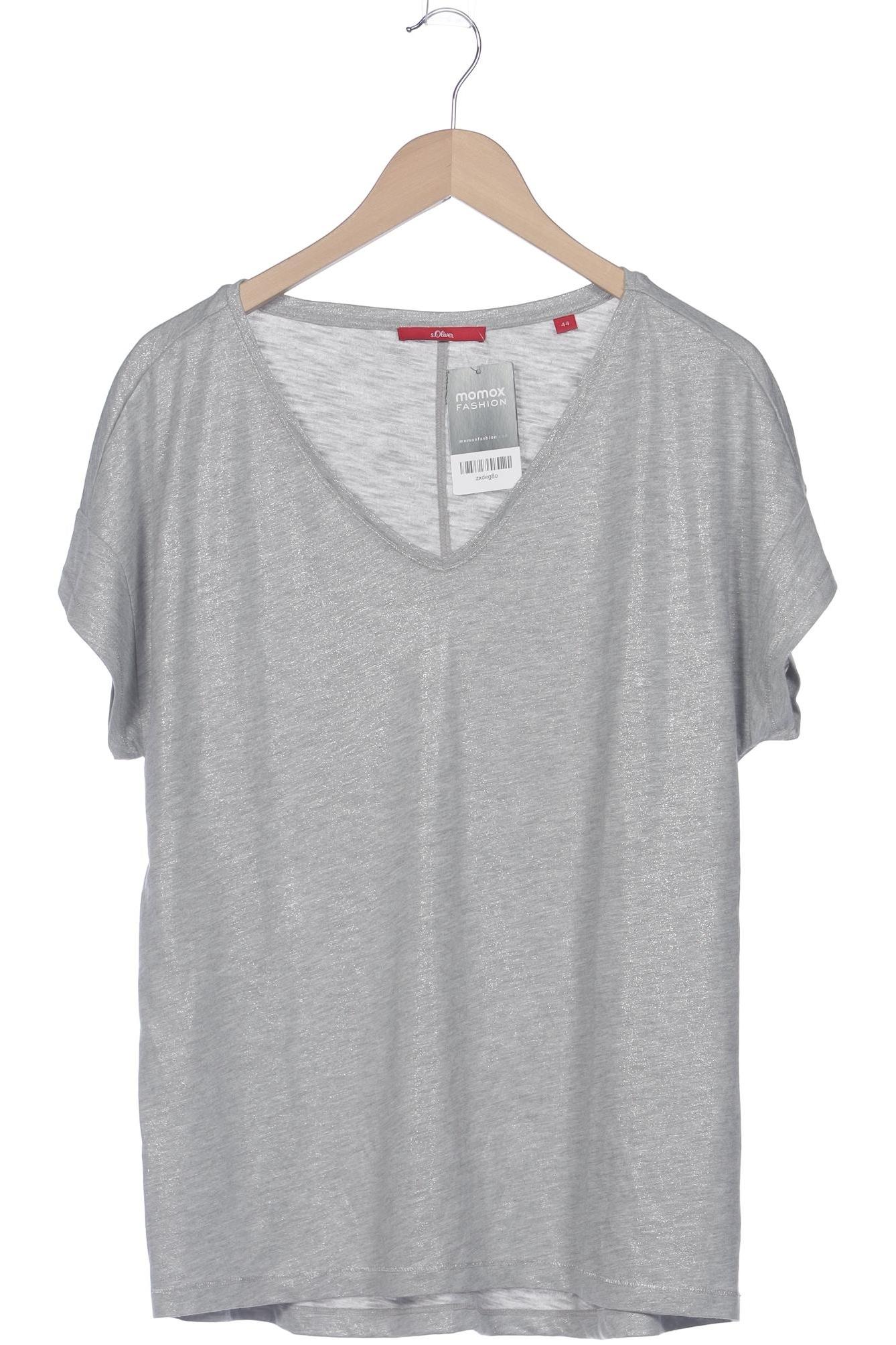 

s.Oliver Damen T-Shirt, grau, Gr. 44
