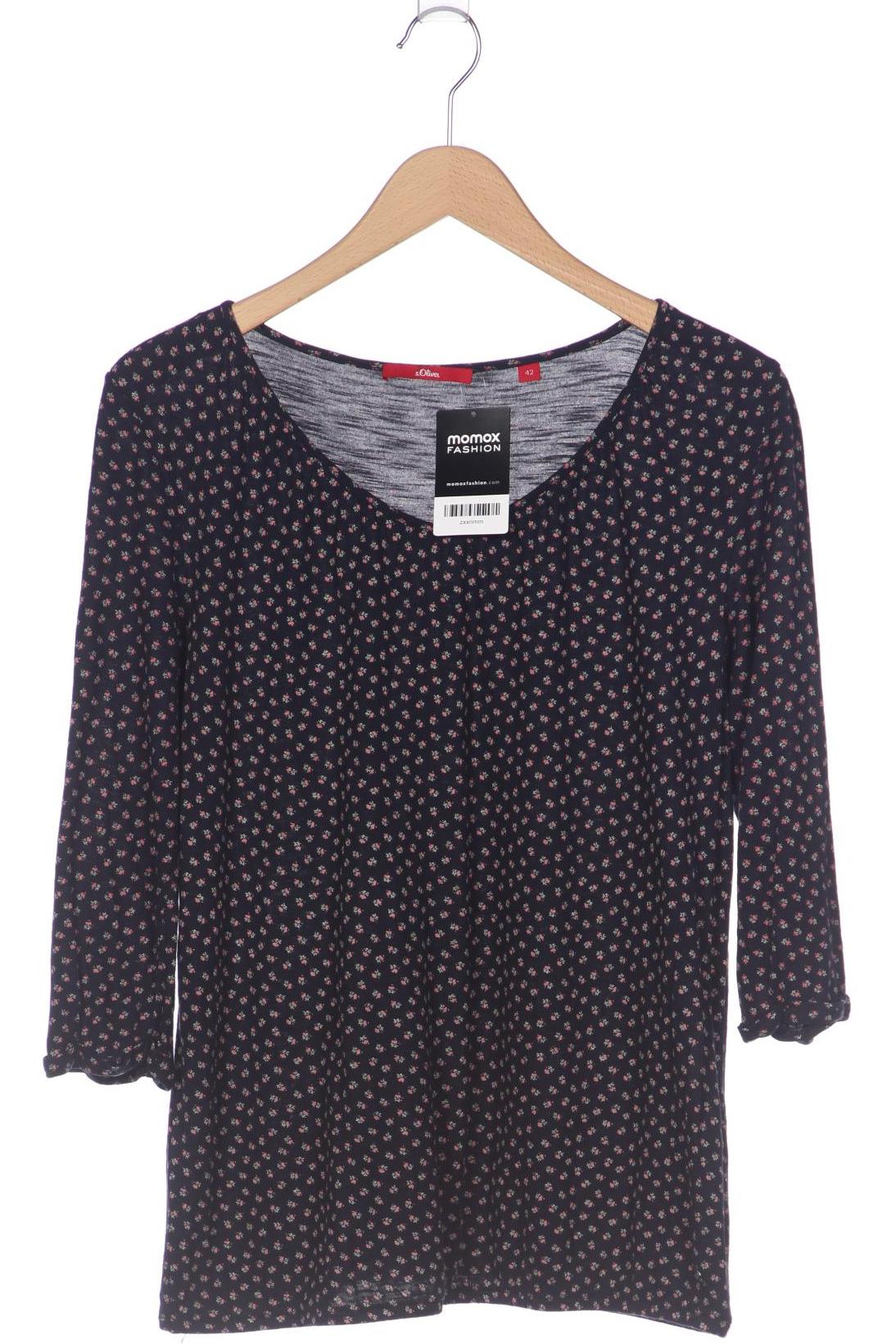 

s.Oliver Damen Langarmshirt, marineblau, Gr. 42