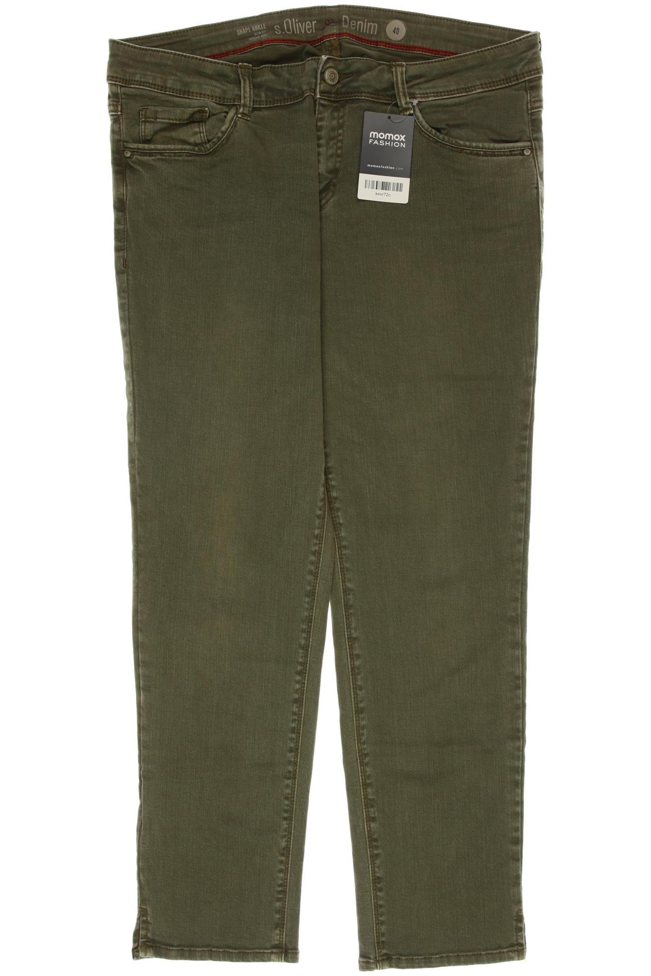 

s.Oliver Damen Jeans, grün, Gr. 40
