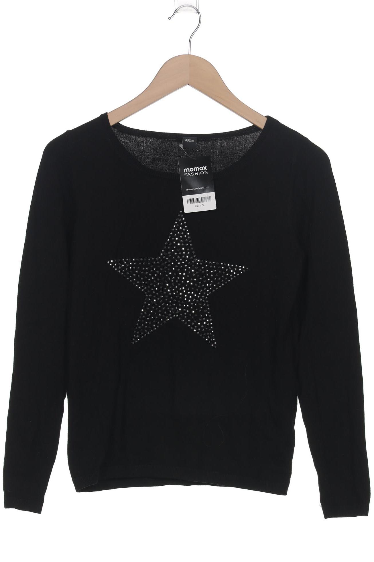 

s.Oliver Damen Pullover, schwarz, Gr. 36