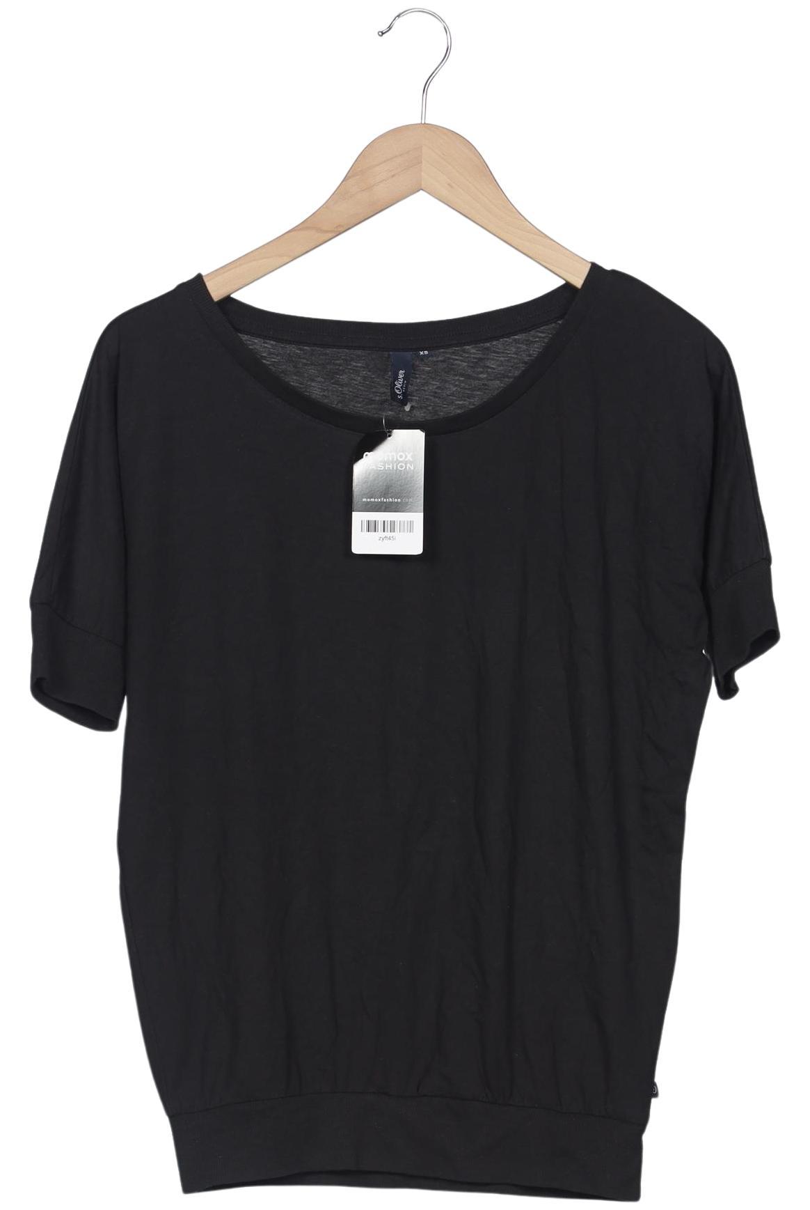 

s.Oliver Damen T-Shirt, schwarz, Gr. 34