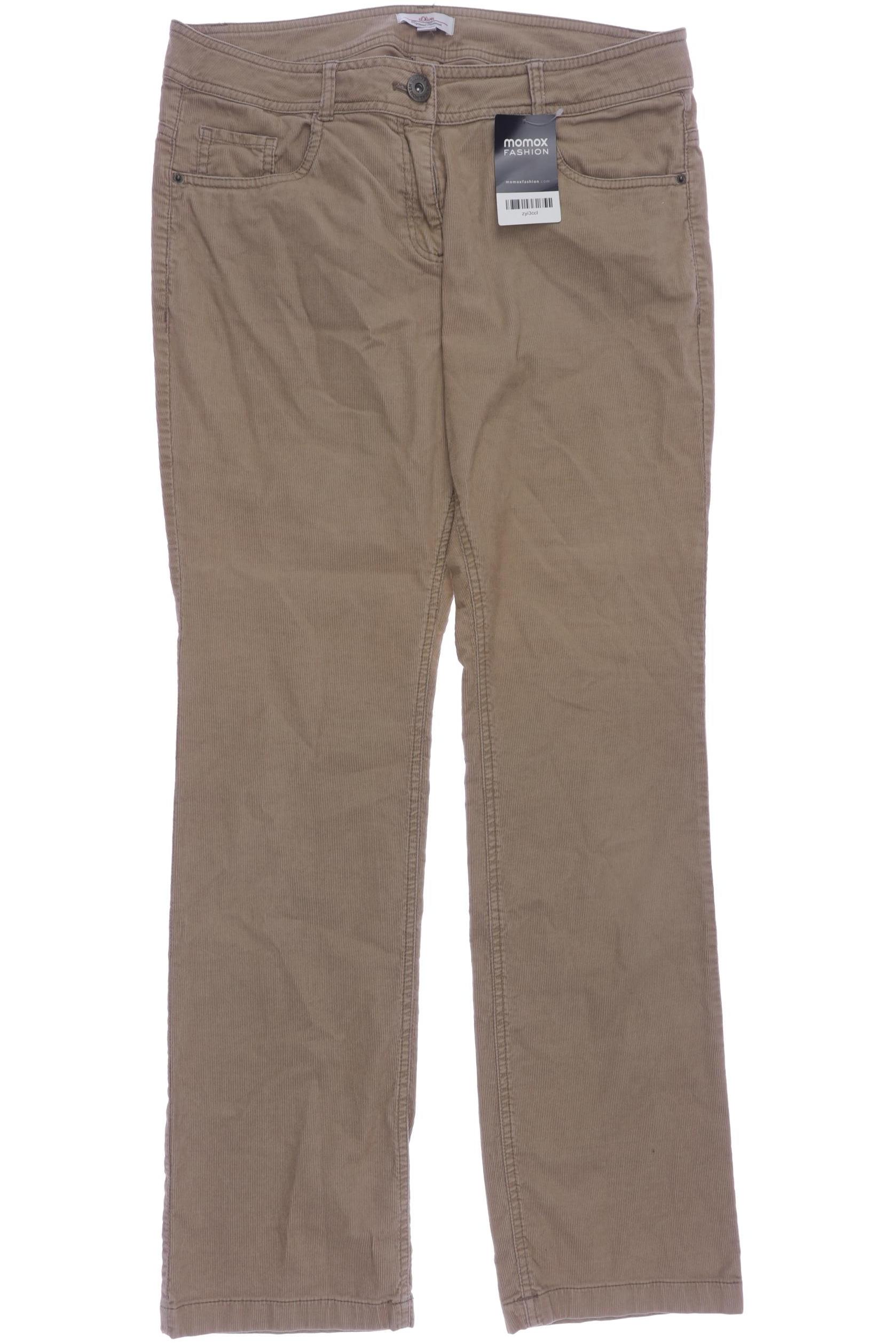 

s.Oliver Damen Stoffhose, braun, Gr. 40