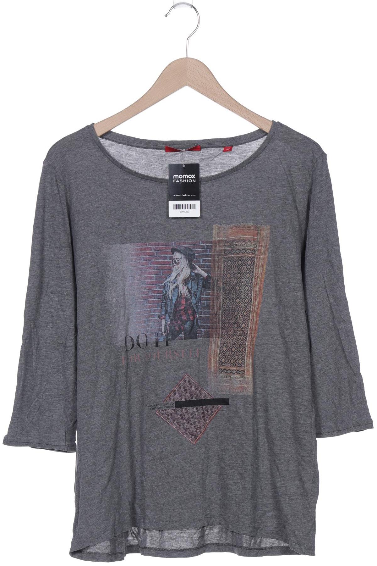 

s.Oliver Damen Langarmshirt, grau, Gr. 40