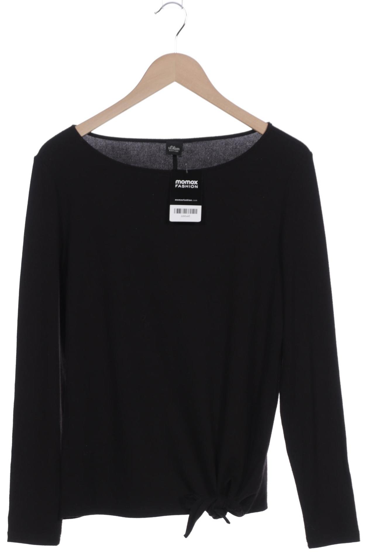 

s.Oliver Damen Langarmshirt, schwarz