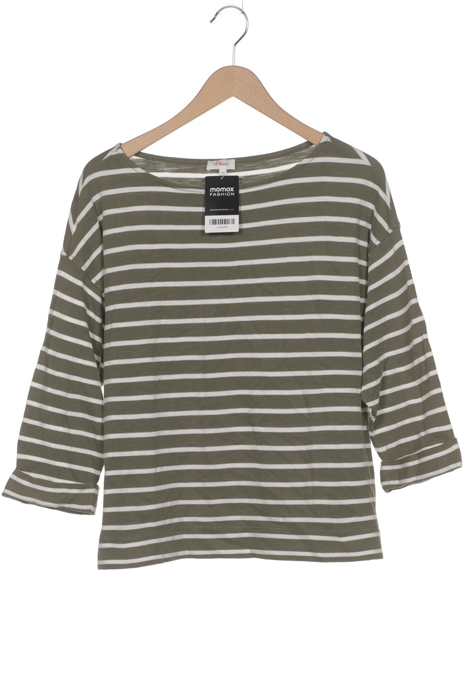 

s.Oliver Damen Langarmshirt, grün, Gr. 42