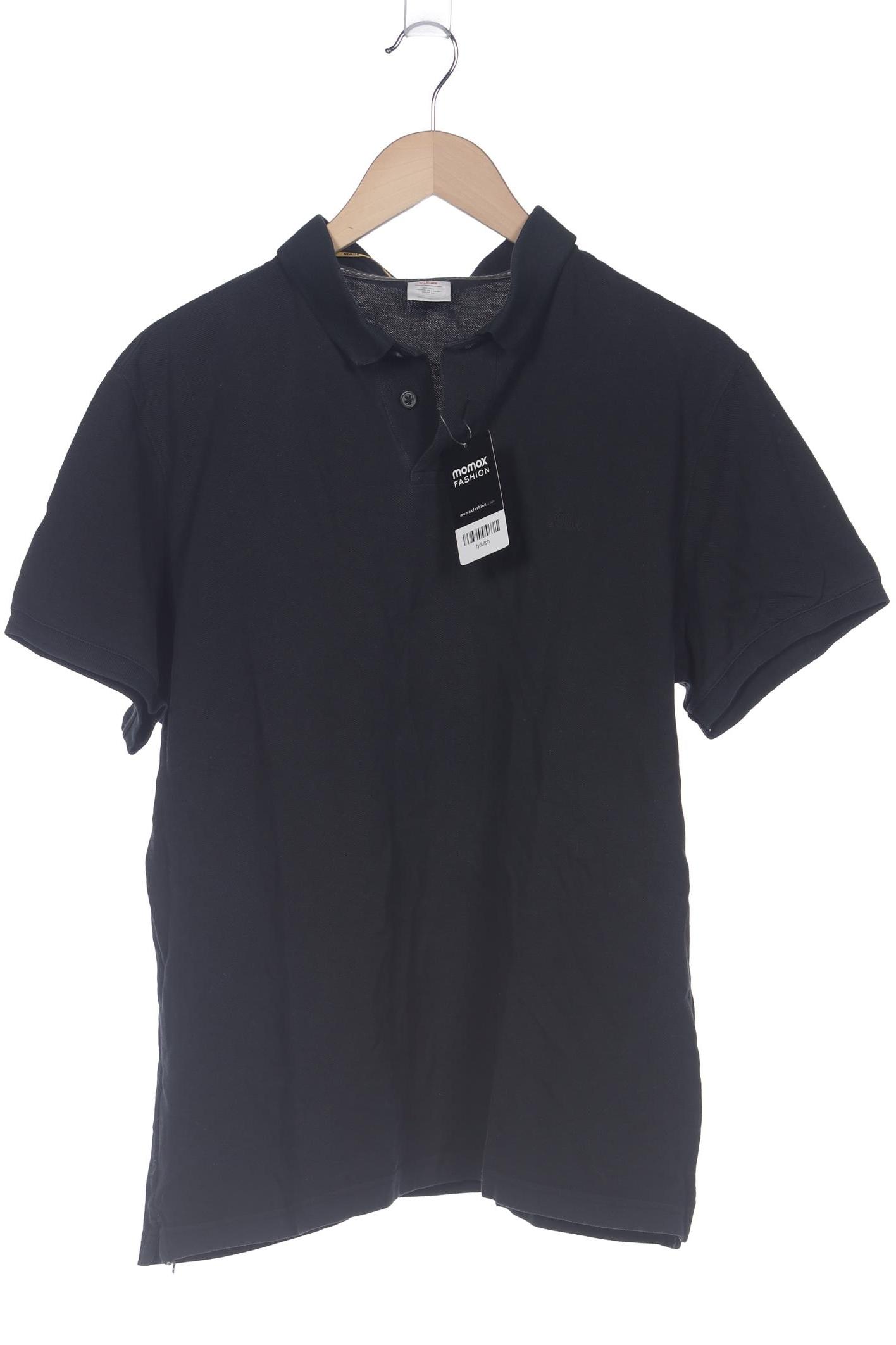 

s.Oliver Herren Poloshirt, schwarz, Gr. 54