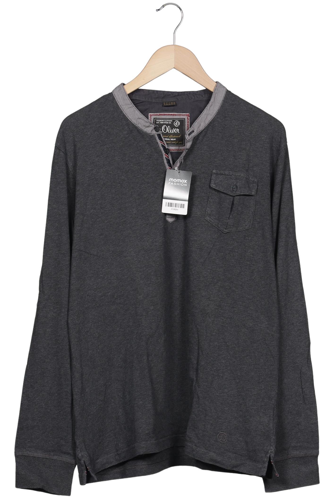 

s.Oliver Herren Langarmshirt, grau, Gr. 54