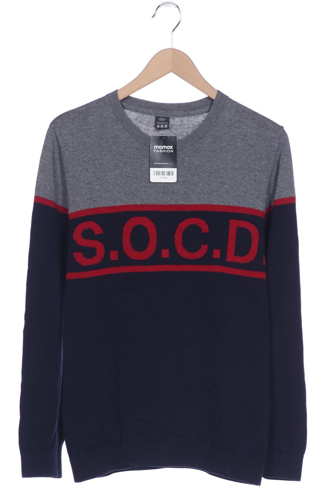 

s.Oliver Herren Pullover, marineblau, Gr. 48