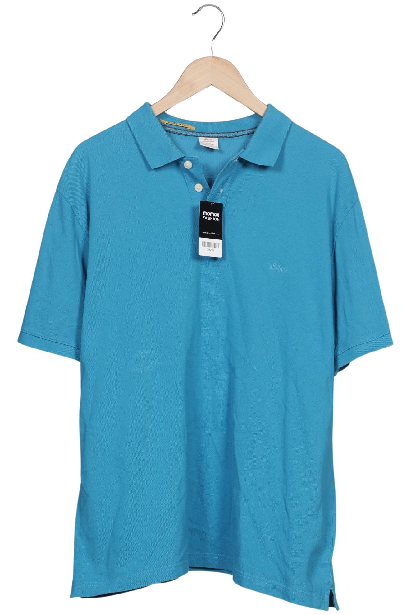 

s.Oliver Herren Poloshirt, blau, Gr. 56