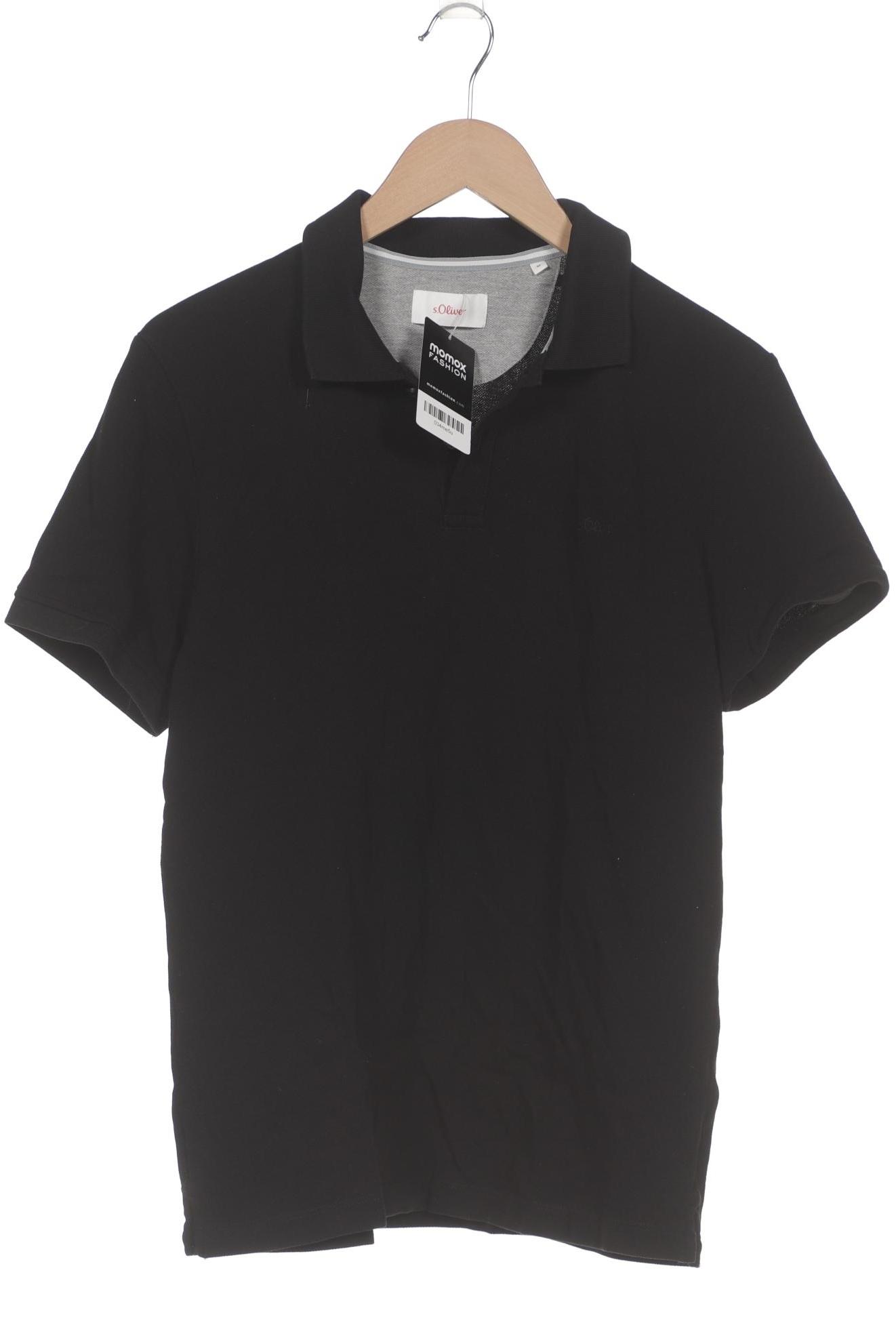 

s.Oliver Herren Poloshirt, schwarz, Gr. 48