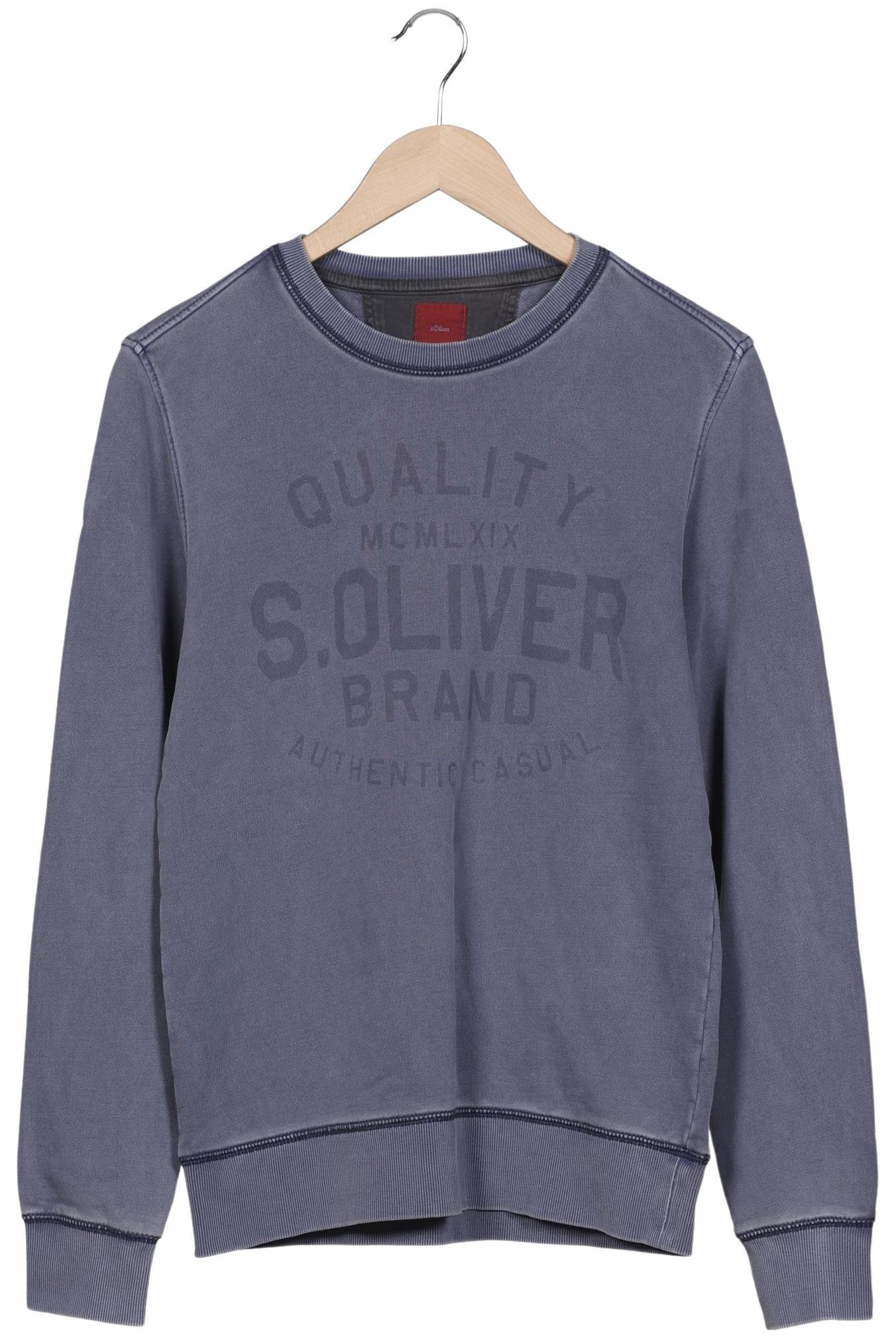

s.Oliver Herren Sweatshirt, blau, Gr. 46