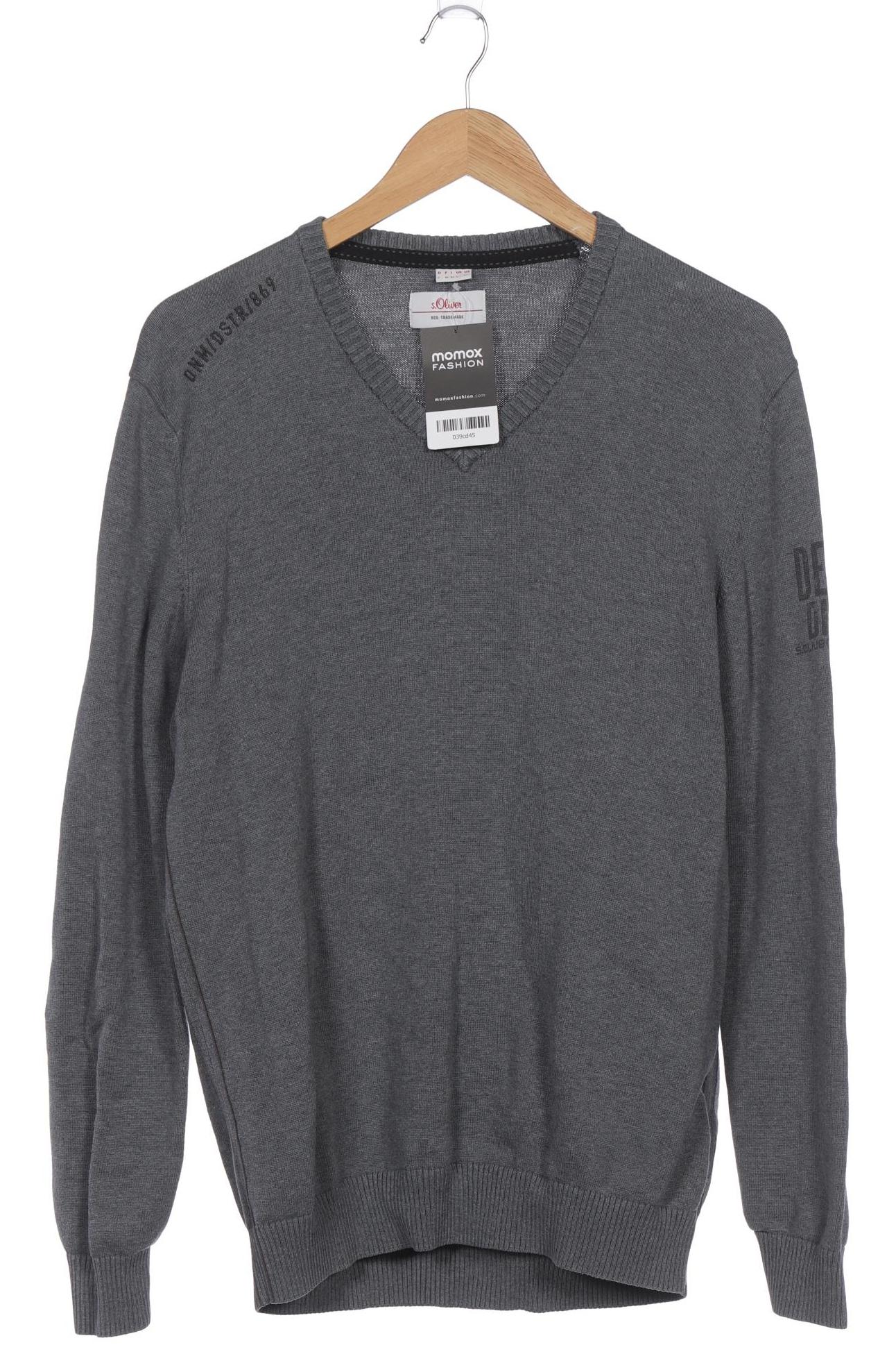 

s.Oliver Herren Pullover, grau, Gr. 52