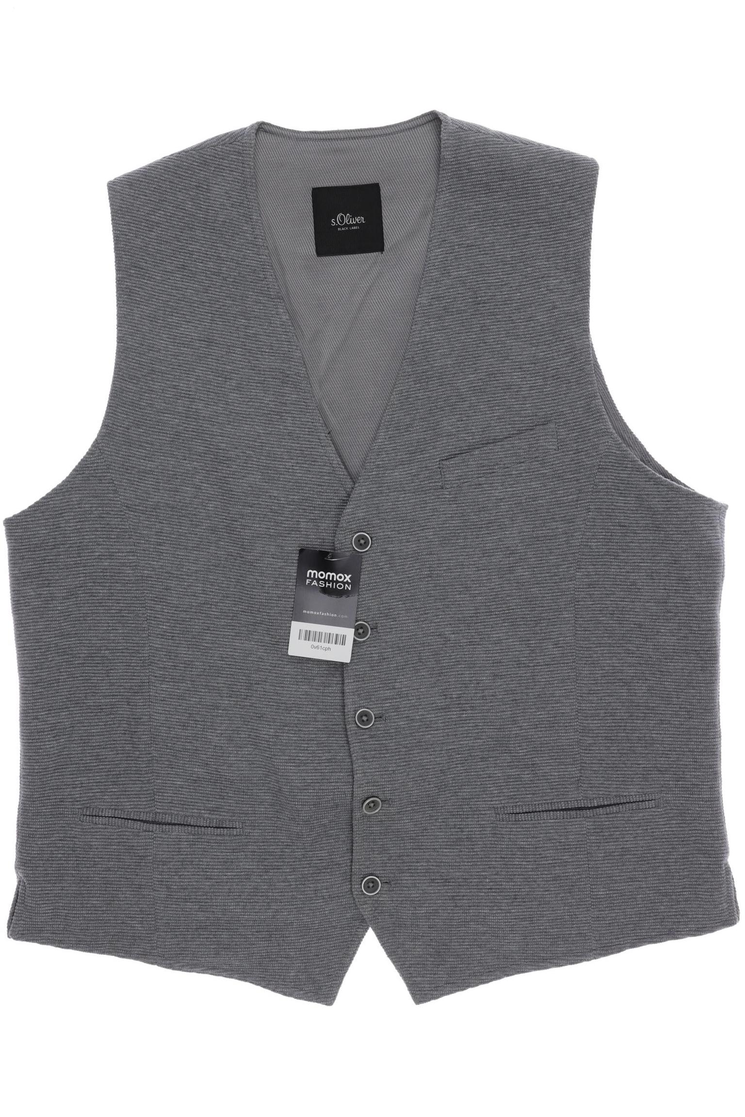 

s.Oliver Herren Weste, grau, Gr. 56