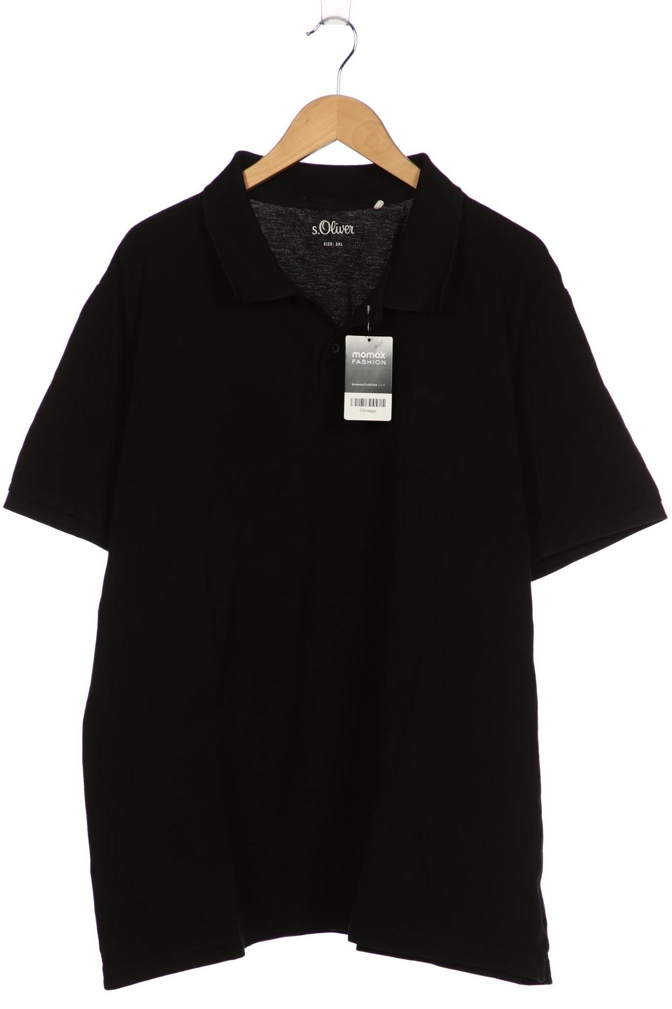

s.Oliver Herren Poloshirt, schwarz, Gr. 58