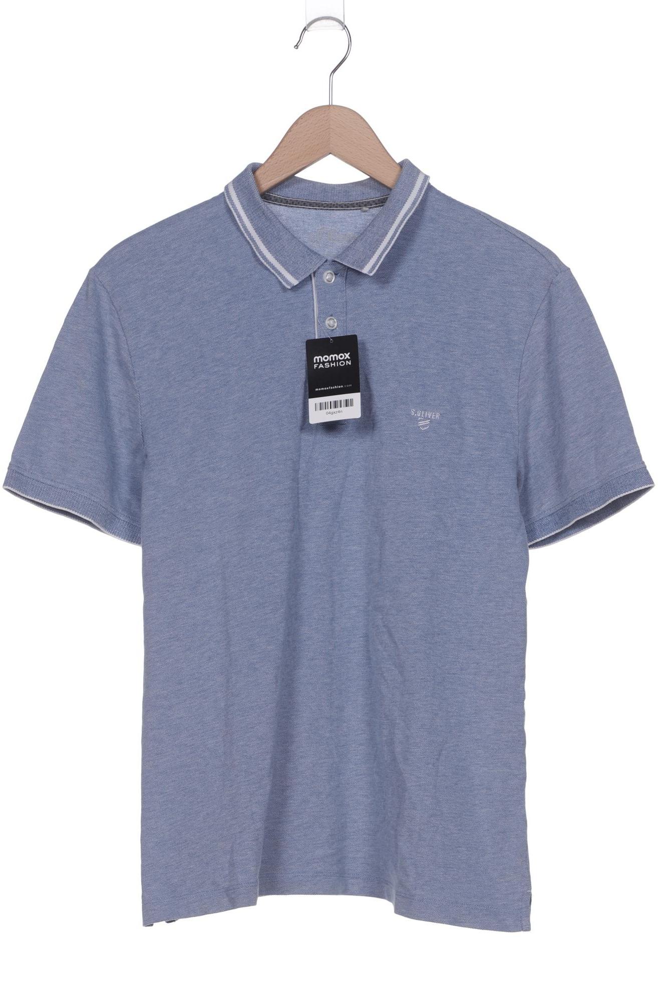 

s.Oliver Herren Poloshirt, blau, Gr. 52