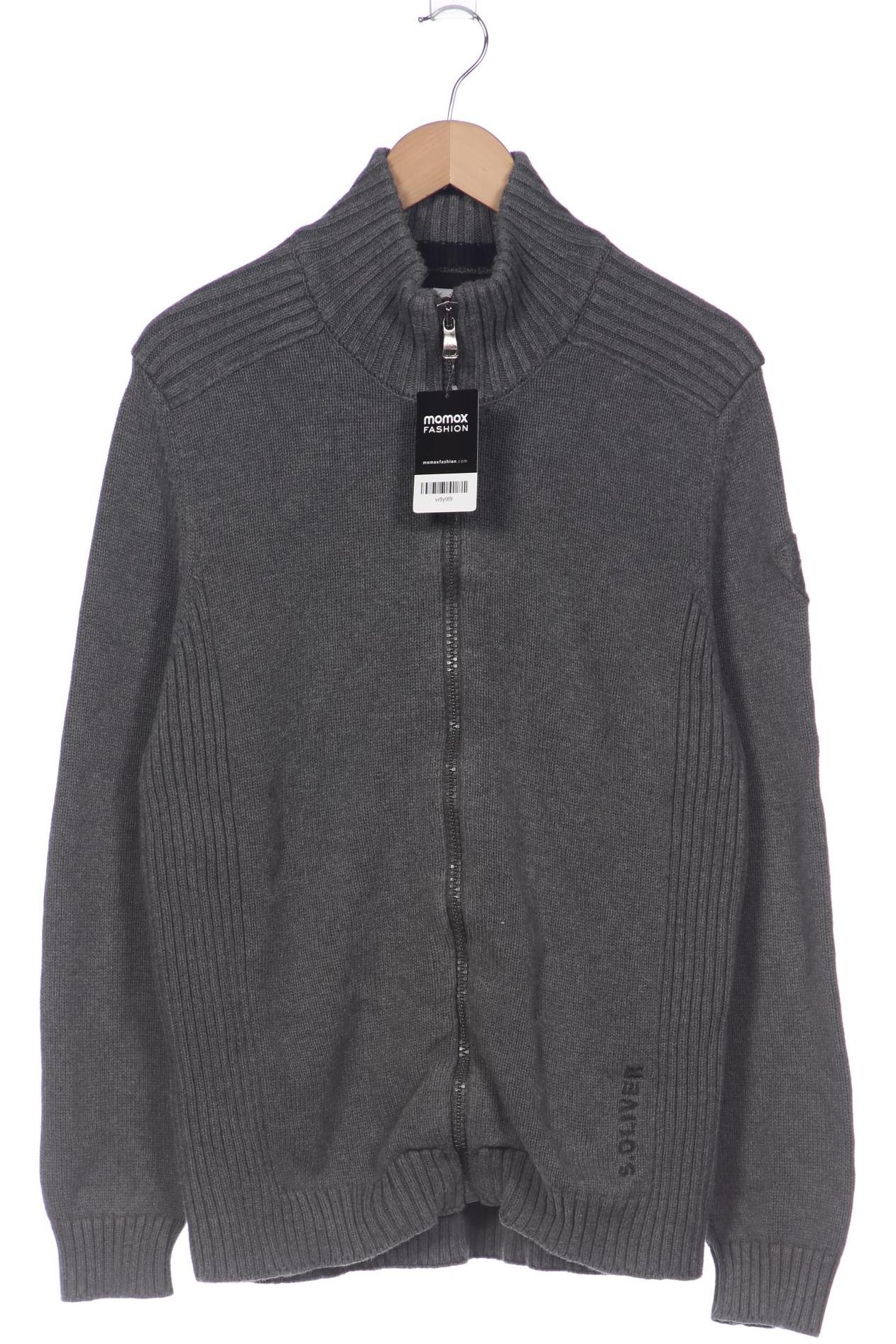 

s.Oliver Herren Strickjacke, grau, Gr. 52