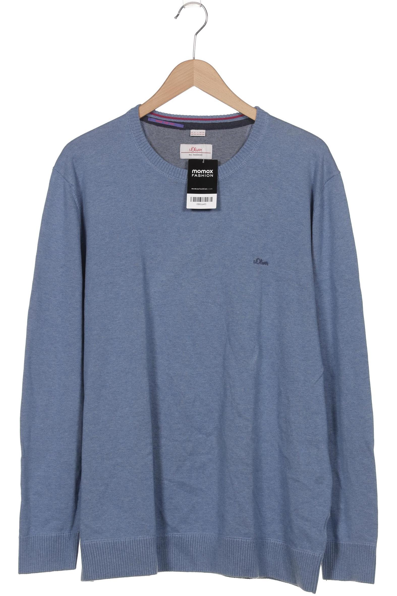 

s.Oliver Herren Pullover, blau, Gr. 56