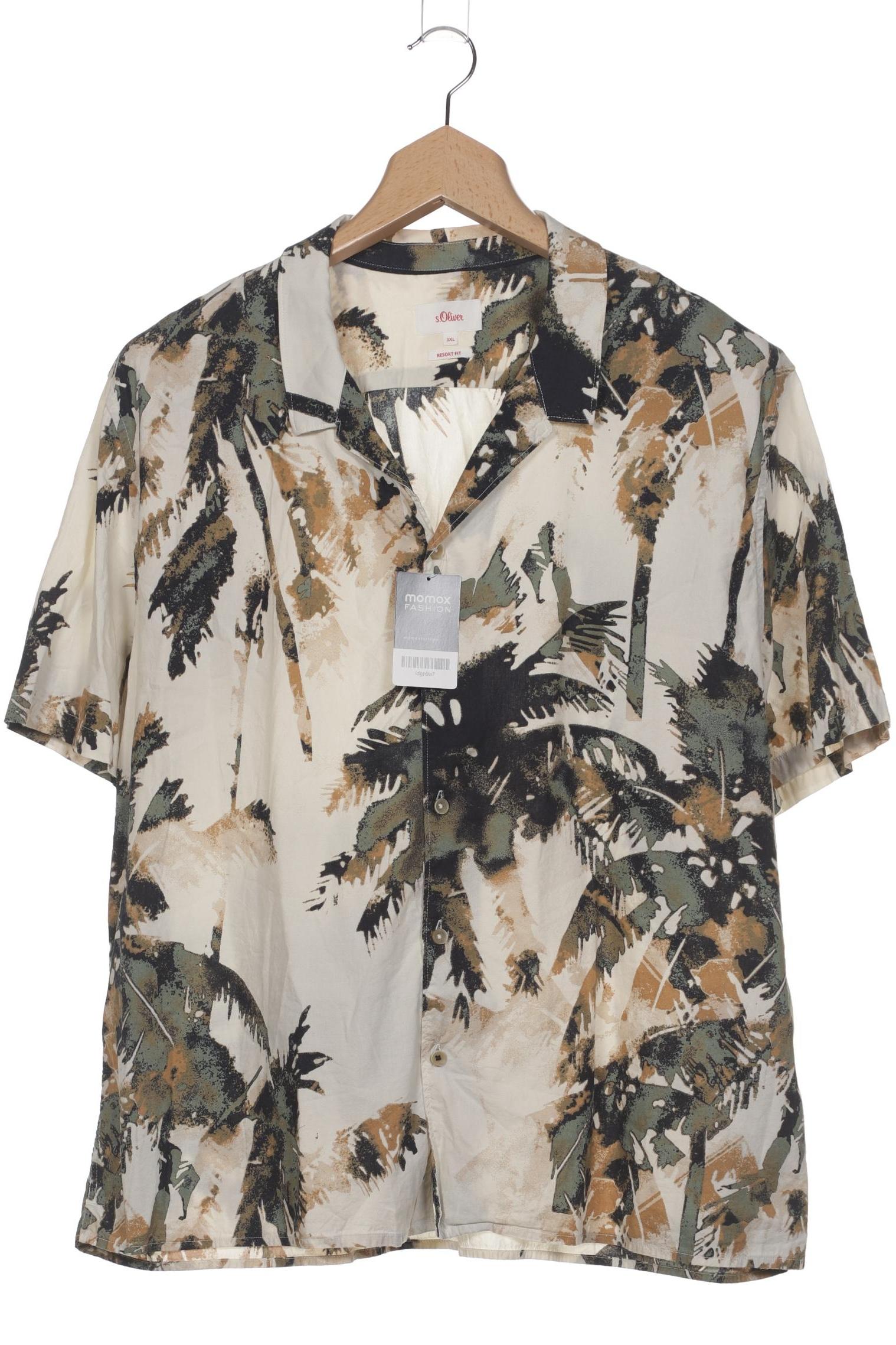 

s.Oliver Herren Hemd, beige, Gr. 58