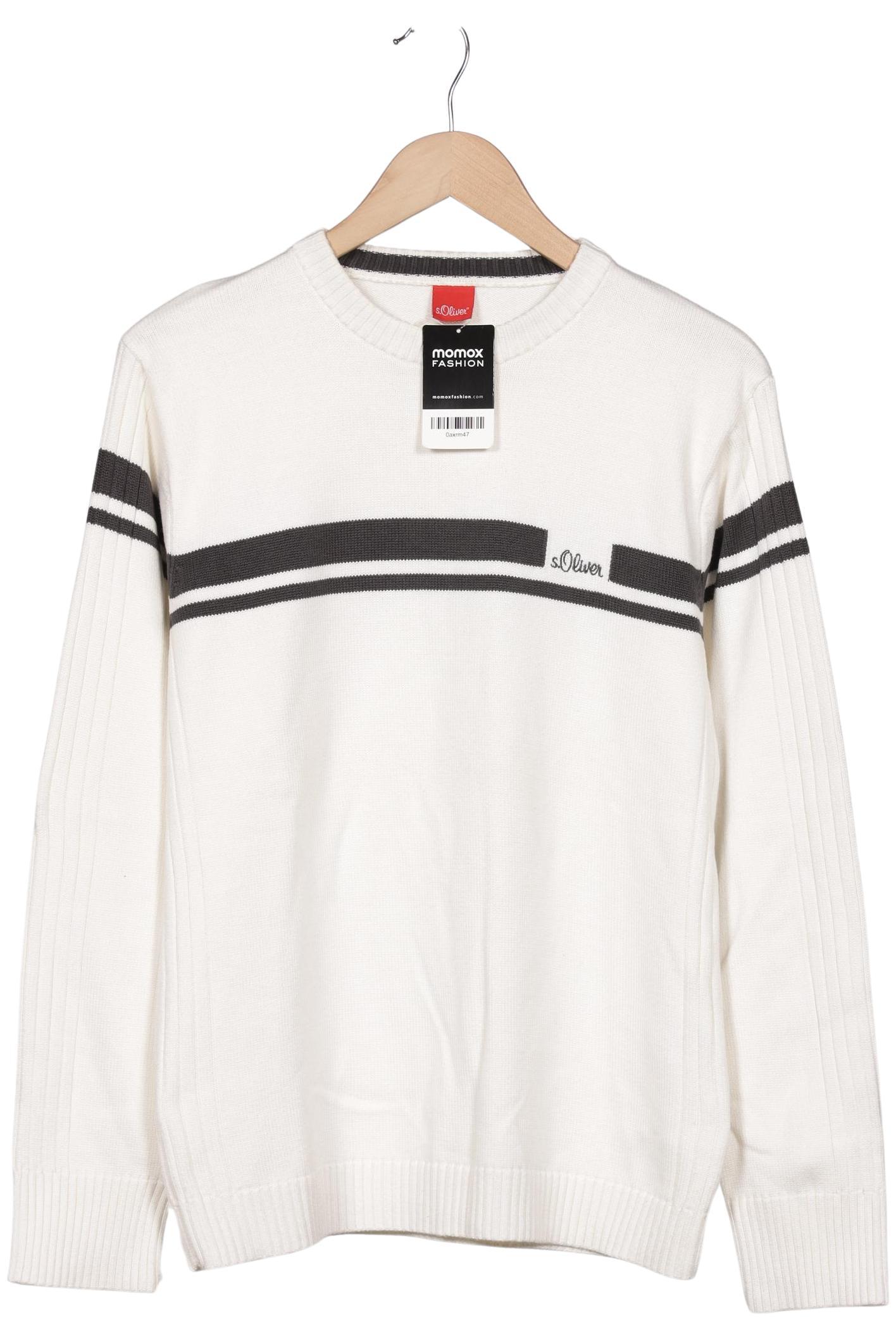 

s.Oliver Herren Pullover, weiß, Gr. 52