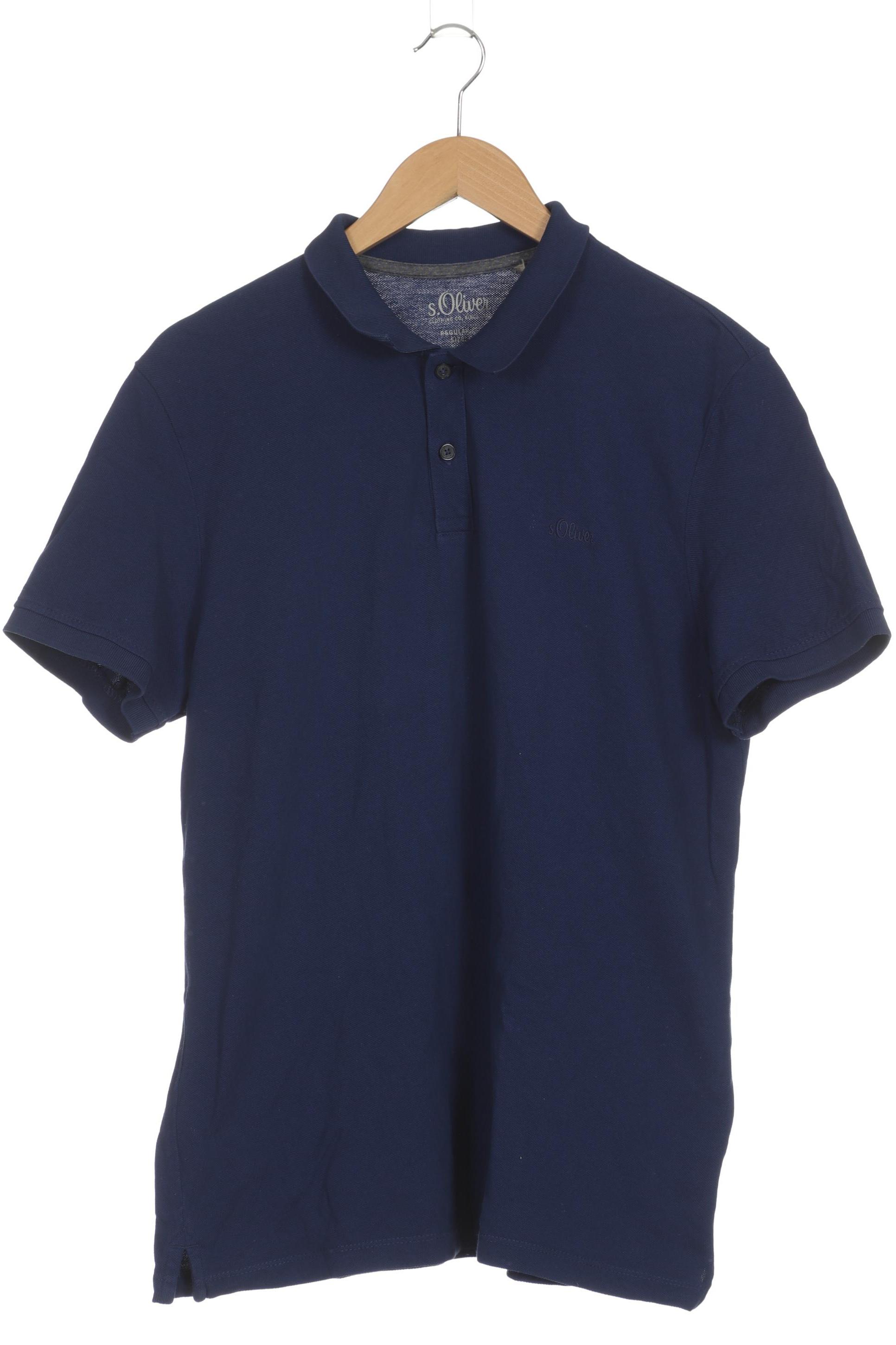 

s.Oliver Herren Poloshirt, blau, Gr. 52