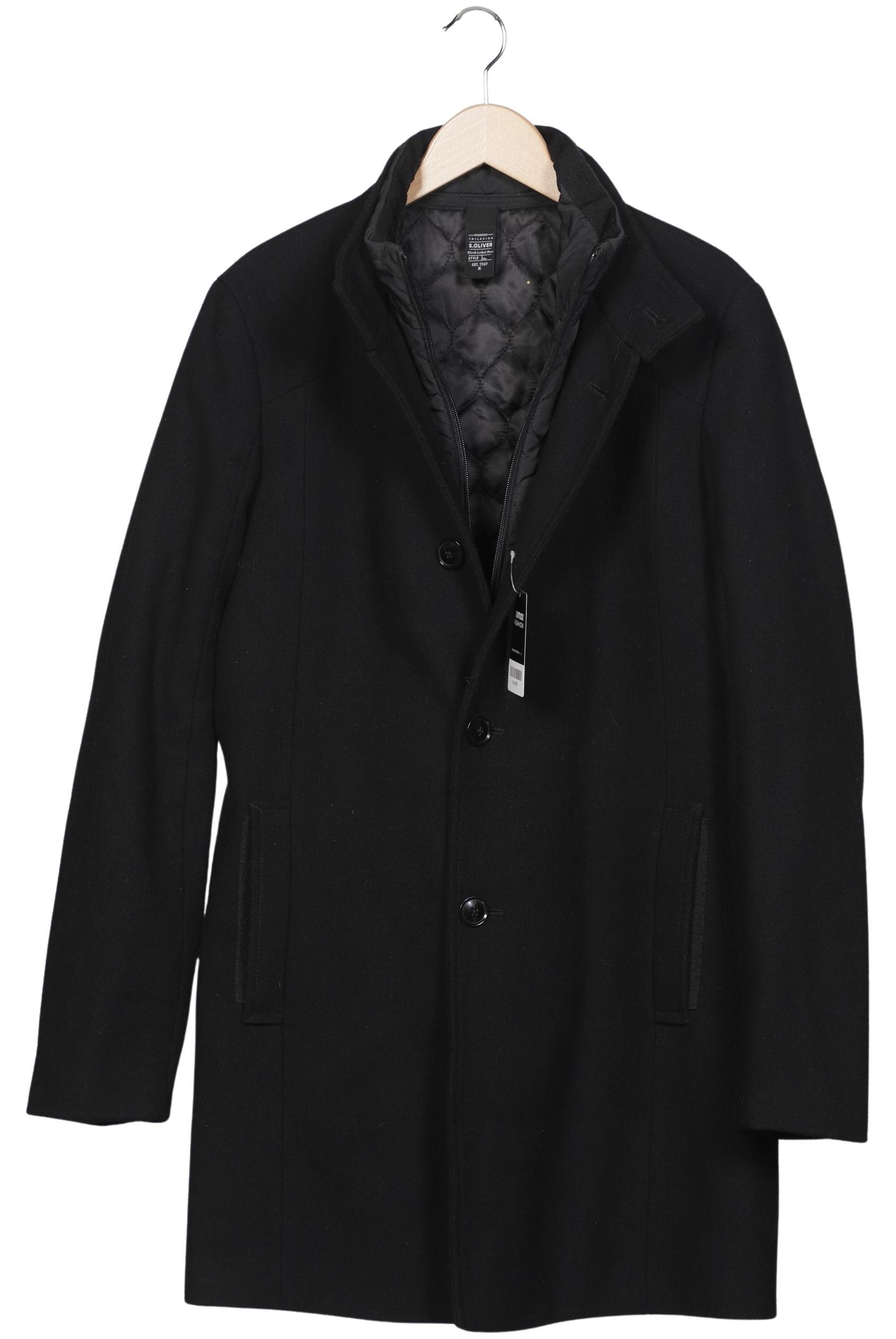 

s.Oliver Herren Mantel, schwarz, Gr. 98