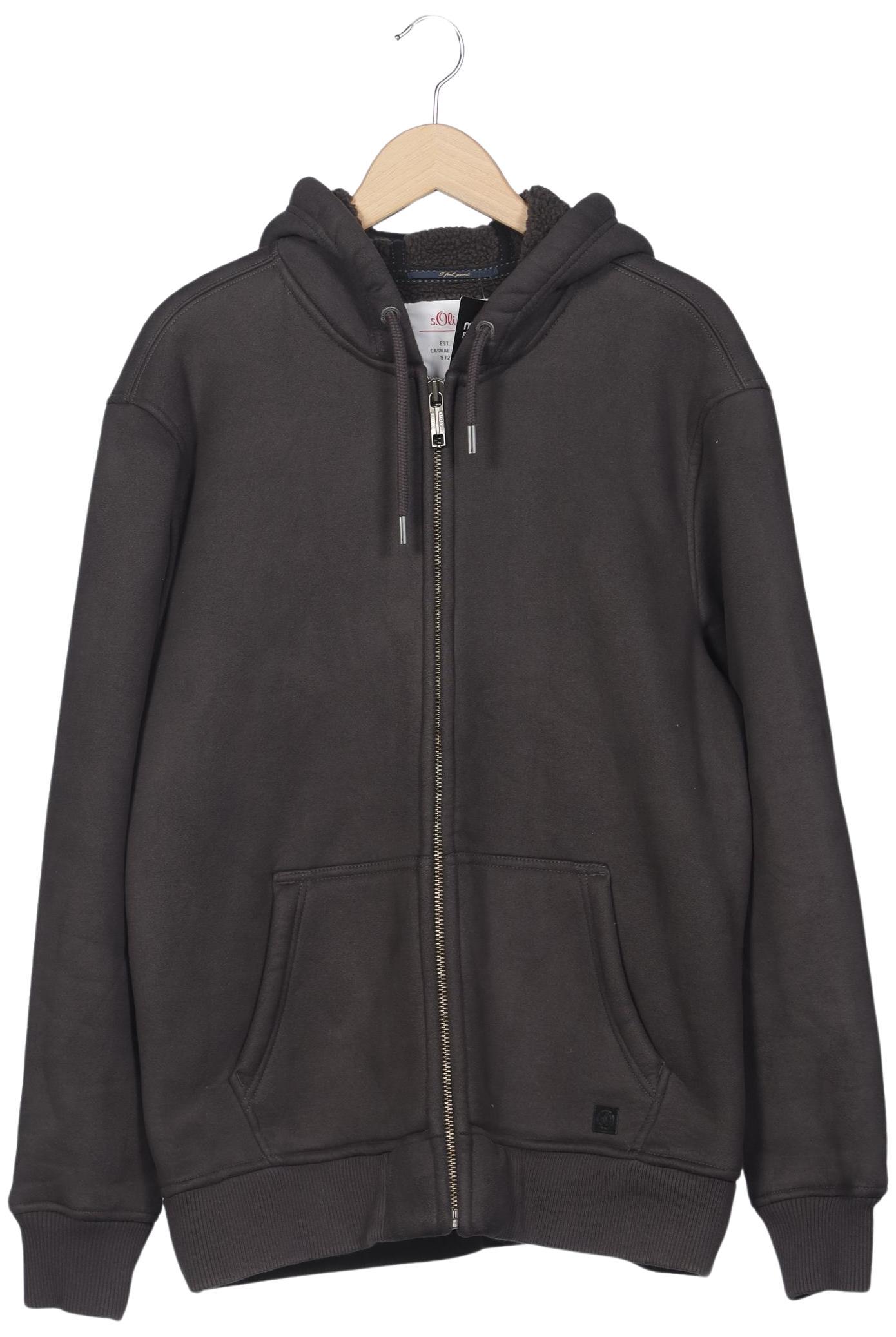 

s.Oliver Herren Kapuzenpullover, grau, Gr. 54