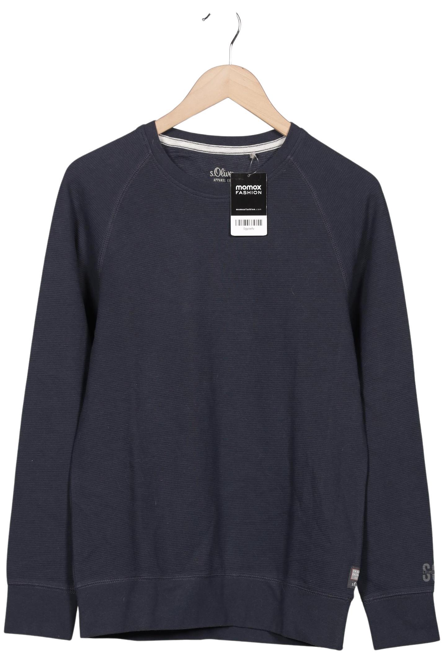 

s.Oliver Herren Sweatshirt, marineblau, Gr. 46