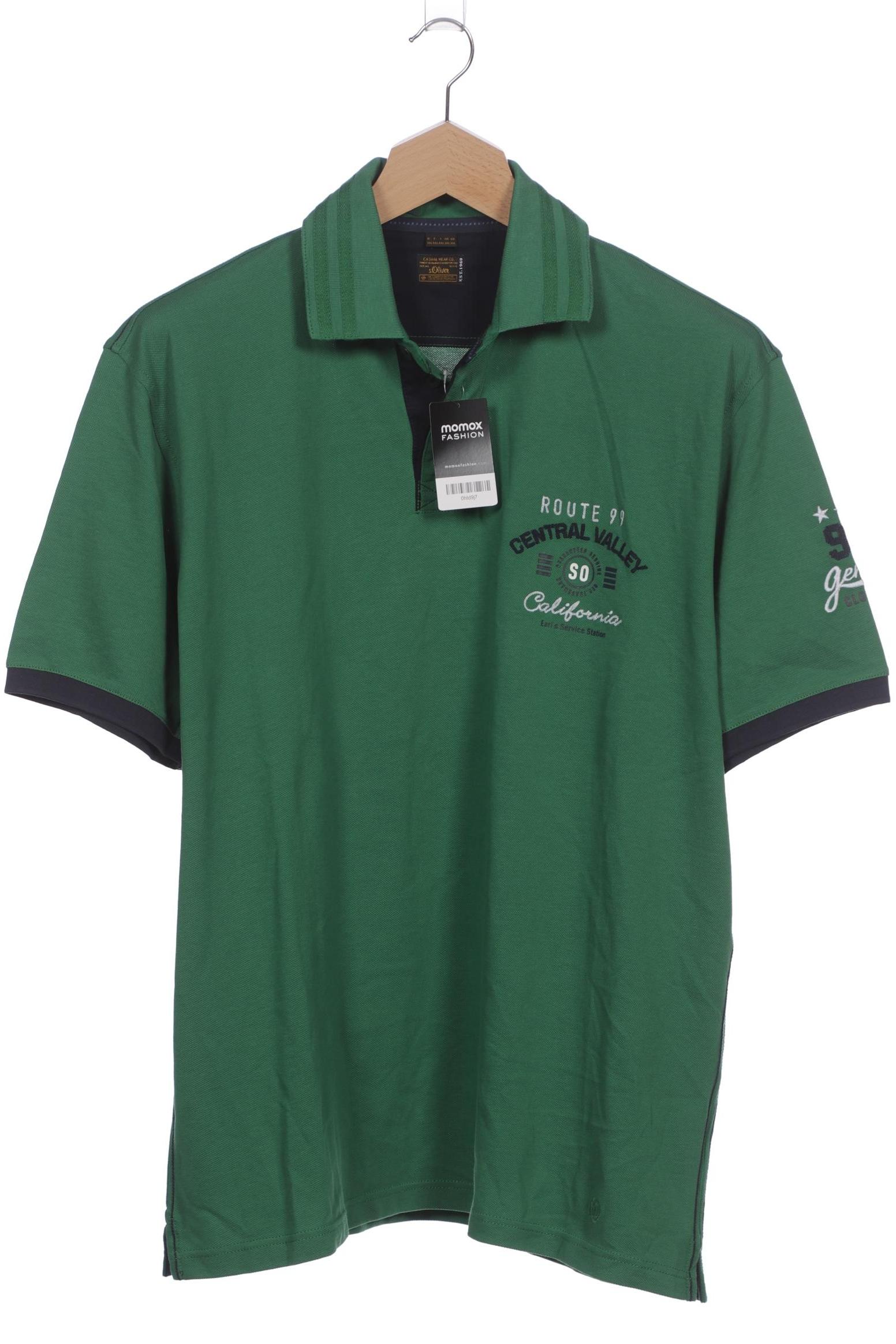 

s.Oliver Herren Poloshirt, grün, Gr. 58