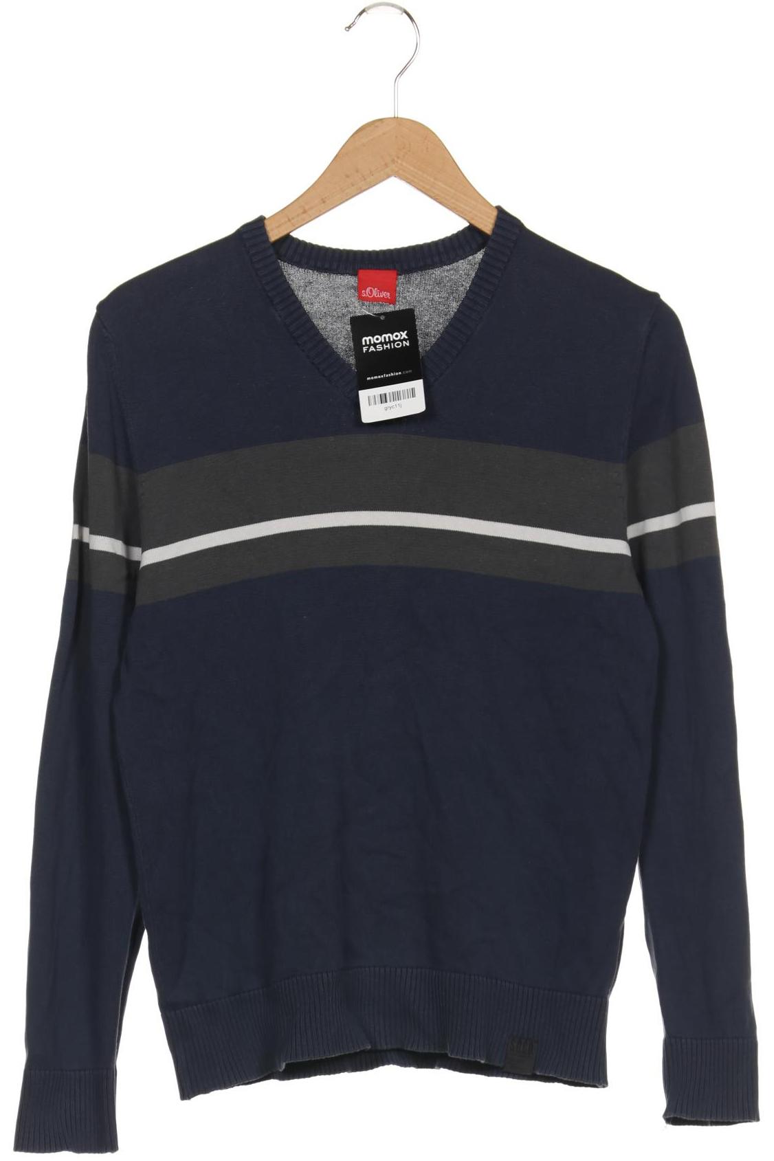 

s.Oliver Herren Pullover, blau, Gr. 46