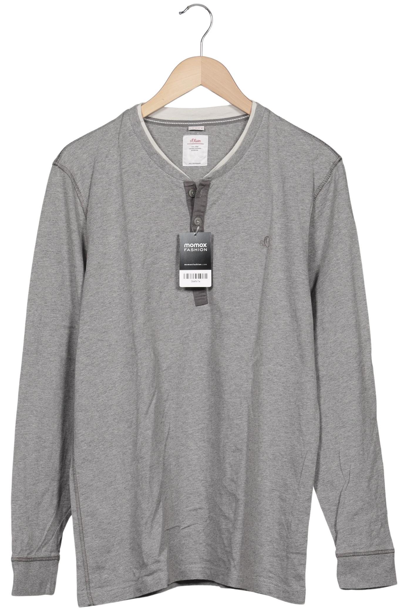 

s.Oliver Herren Langarmshirt, grau, Gr. 54
