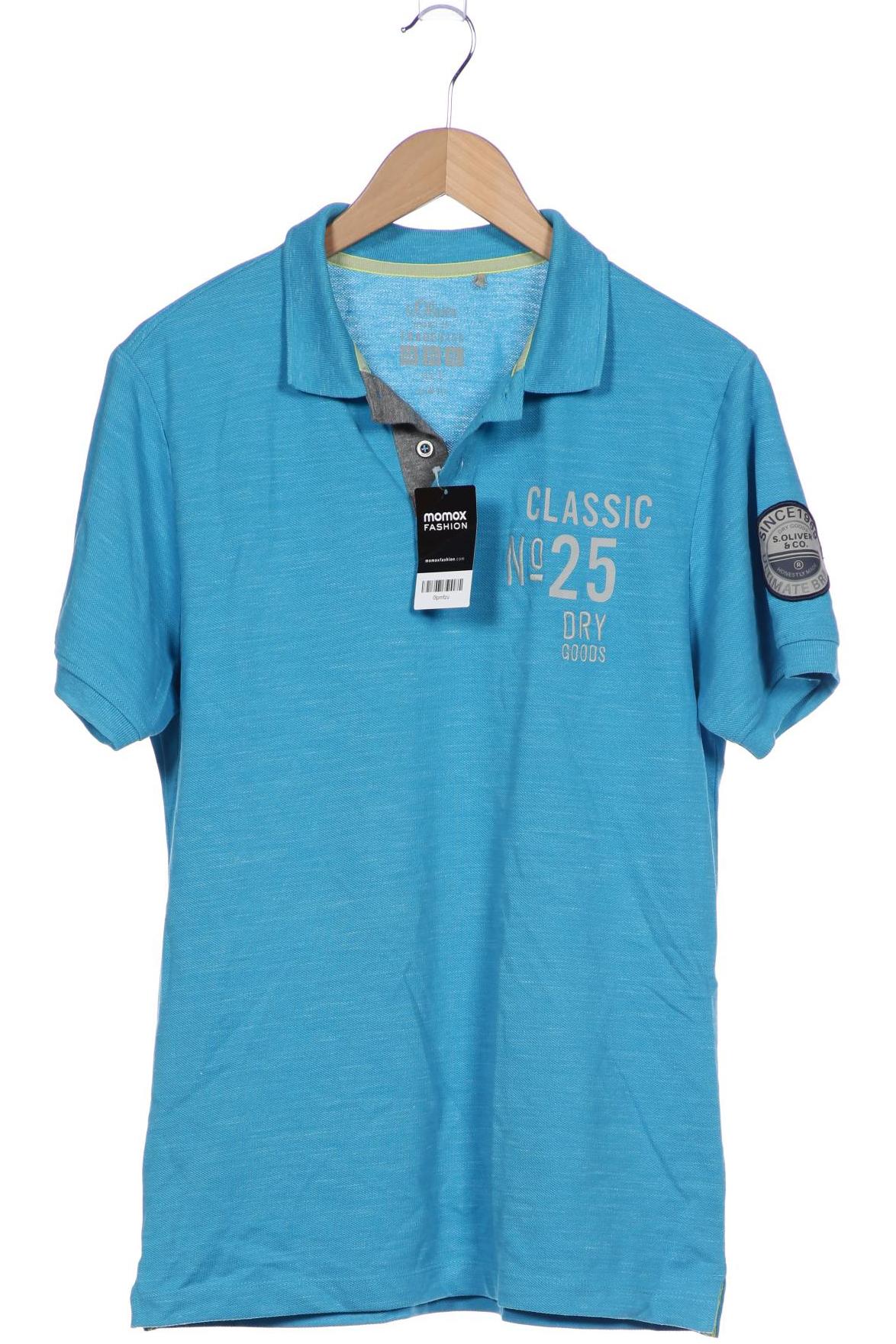 

s.Oliver Herren Poloshirt, blau, Gr. 52