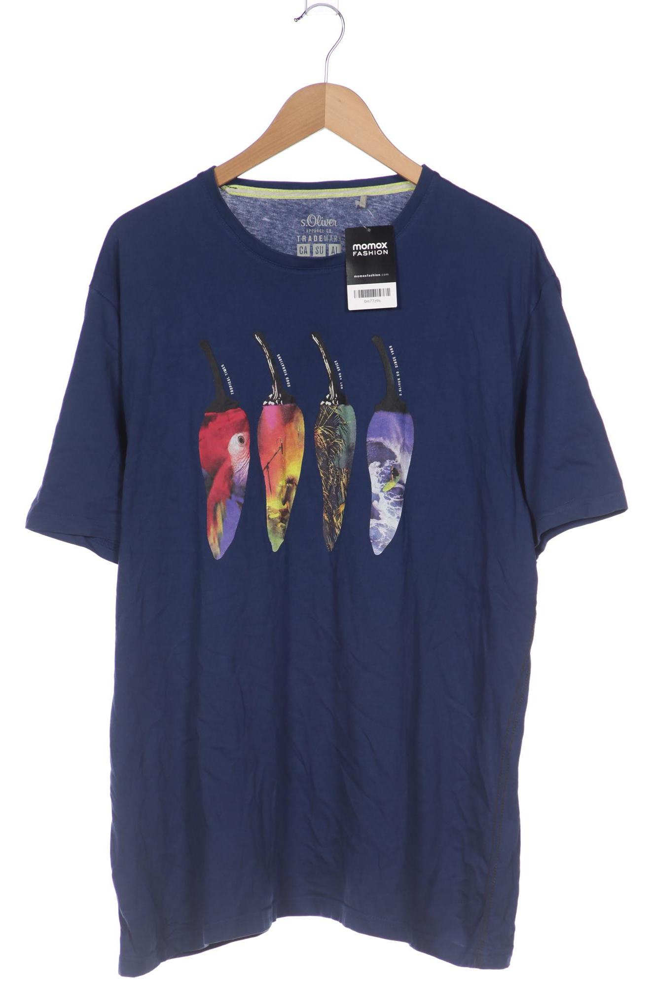 

s.Oliver Herren T-Shirt, marineblau, Gr. 58