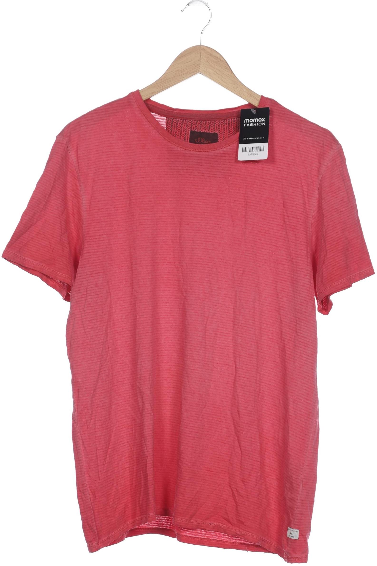 

s.Oliver Herren T-Shirt, pink, Gr. 52