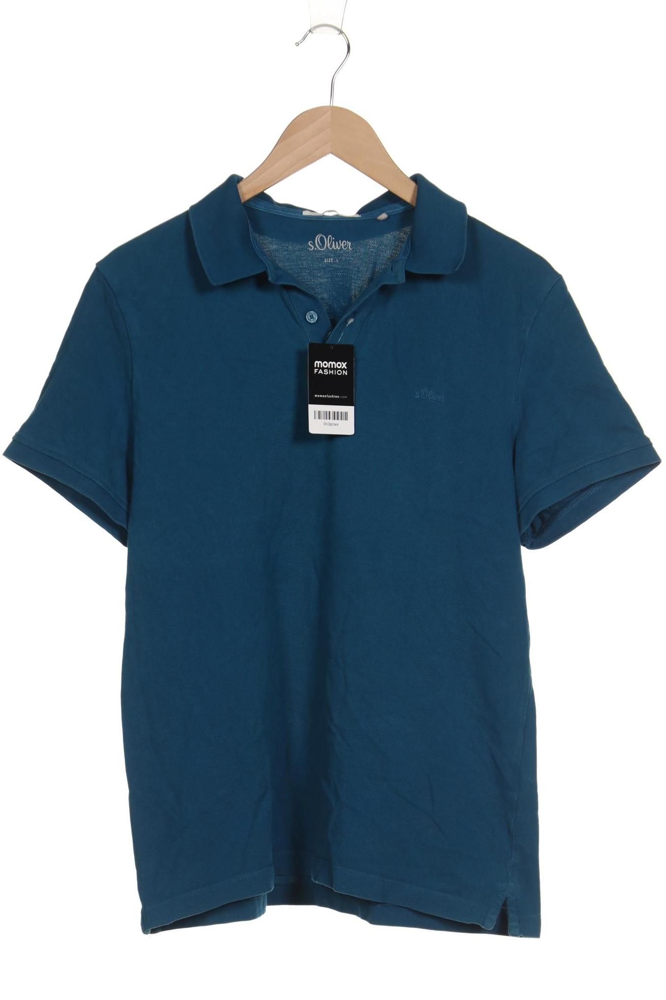 

s.Oliver Herren Poloshirt, blau, Gr. 52