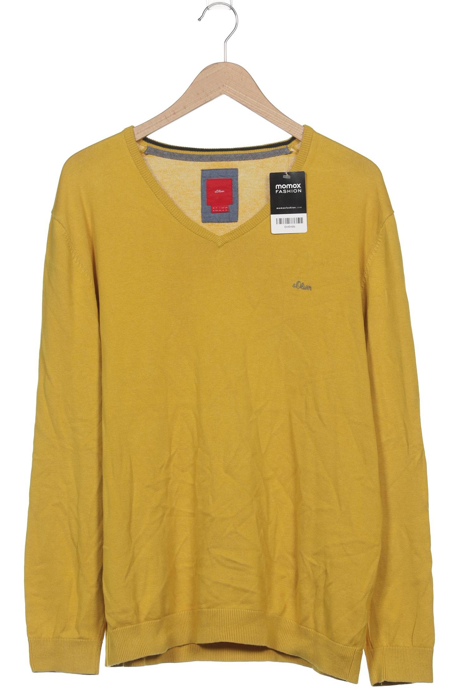 

s.Oliver Herren Pullover, gelb, Gr. 54