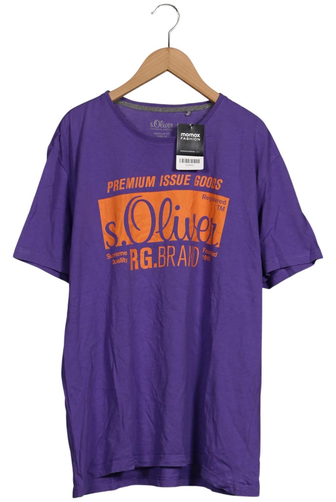 

s.Oliver Herren T-Shirt, flieder, Gr. 54