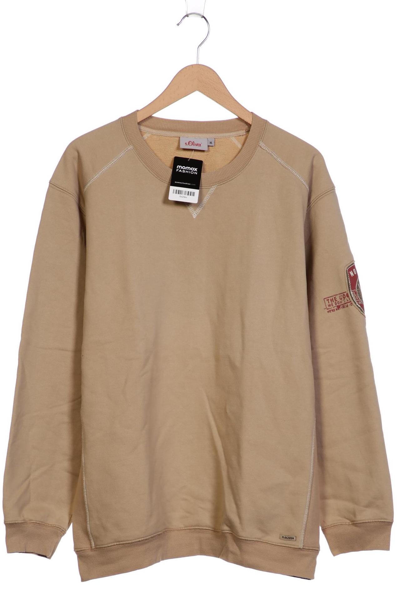 

s.Oliver Herren Sweatshirt, beige, Gr. 54