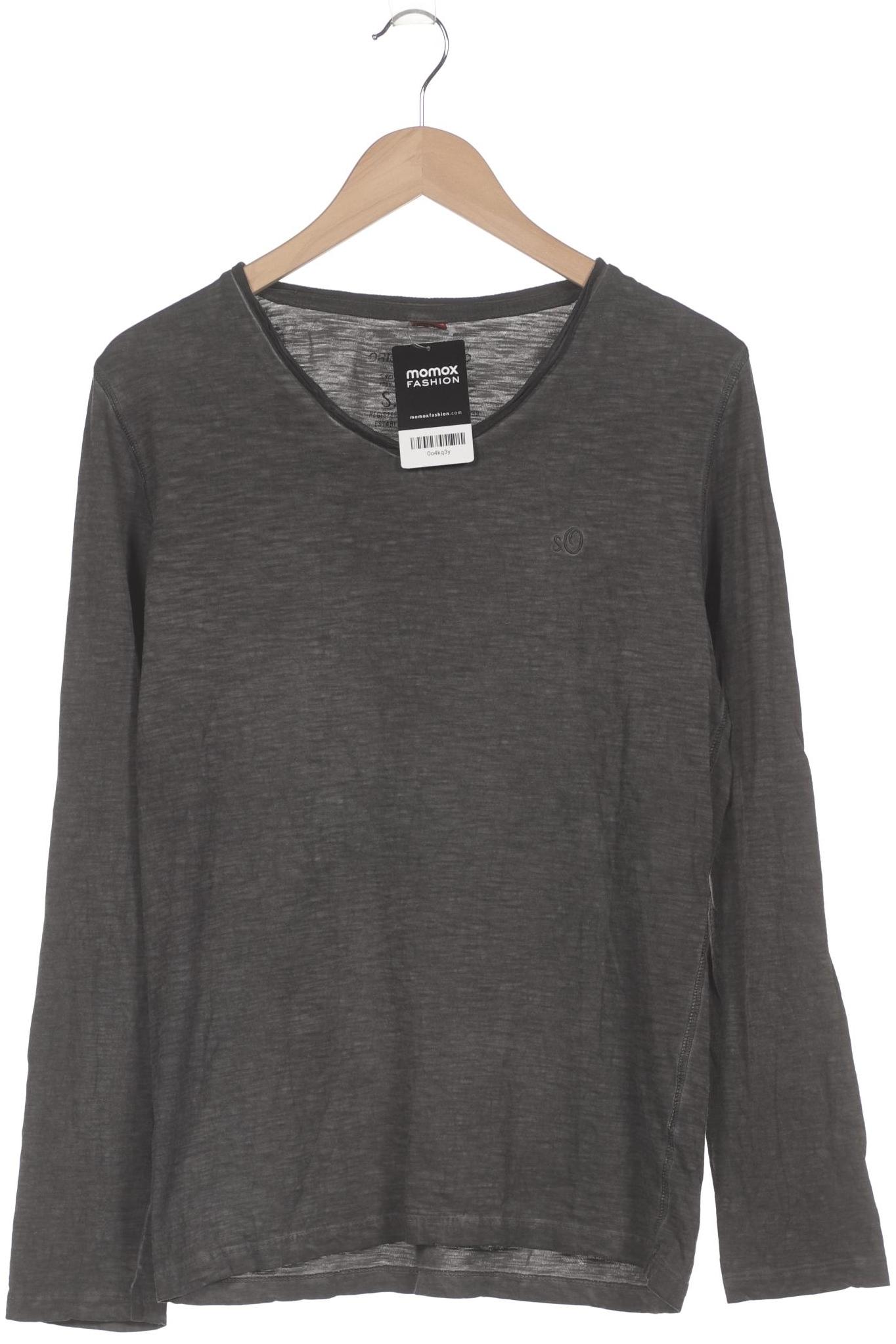 

s.Oliver Herren Langarmshirt, grau, Gr. 48