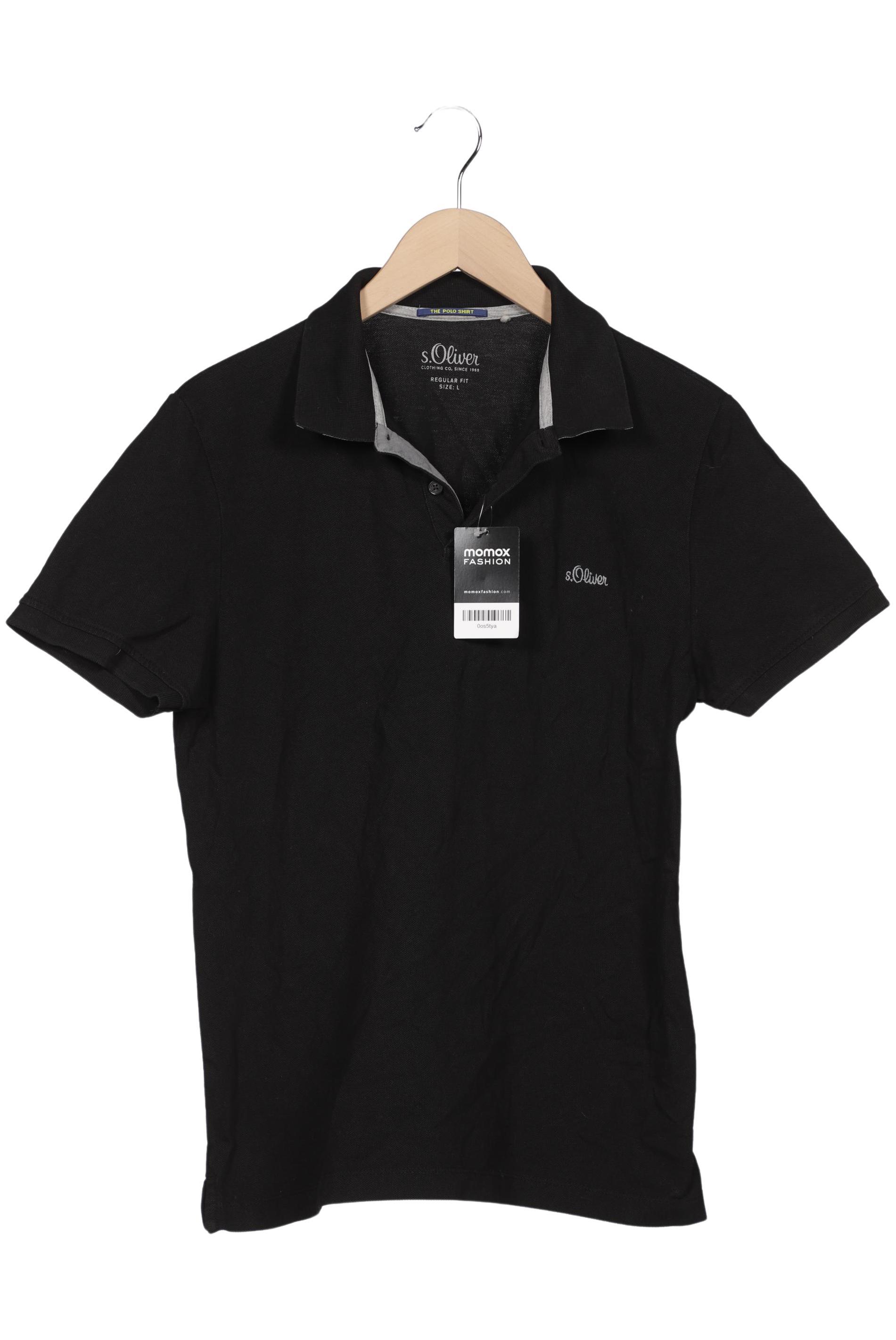 

s.Oliver Herren Poloshirt, schwarz, Gr. 52