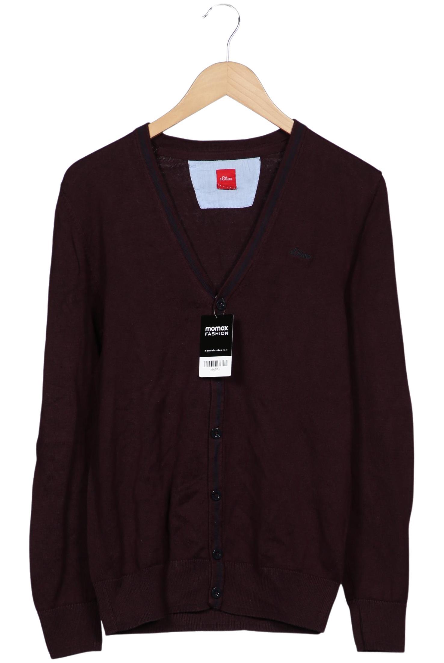 Thumbnail - s.Oliver Herren Strickjacke, bordeaux, Gr. 48