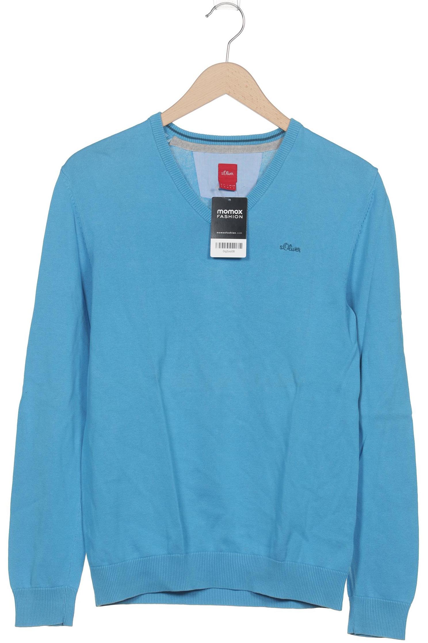 

s.Oliver Herren Pullover, blau, Gr. 46