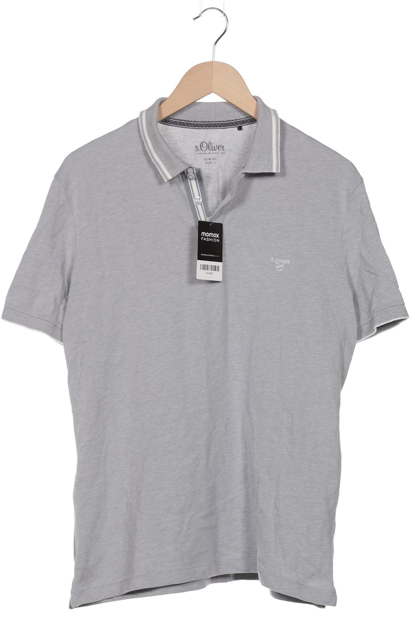 

s.Oliver Herren Poloshirt, grau, Gr. 52