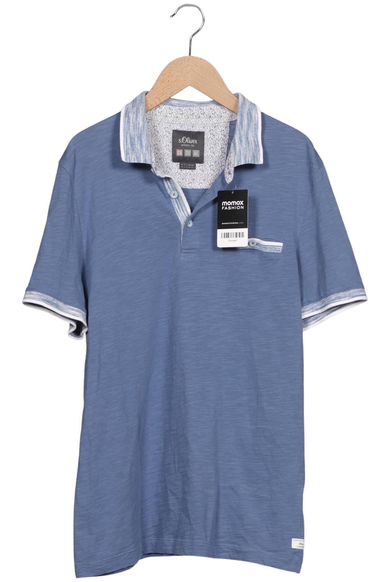

s.Oliver Herren Poloshirt, blau, Gr. 48