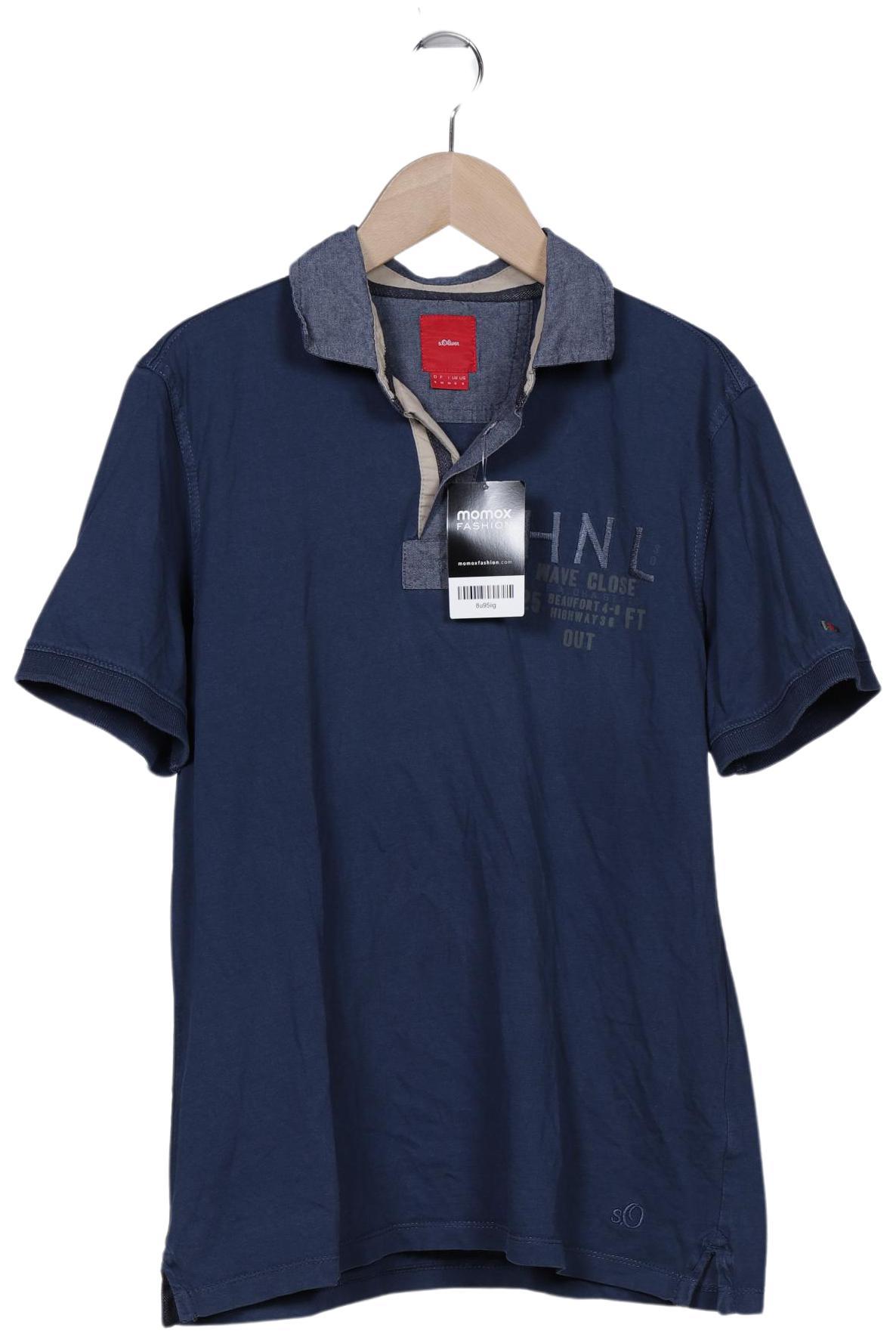 

s.Oliver Herren Poloshirt, marineblau, Gr. 46