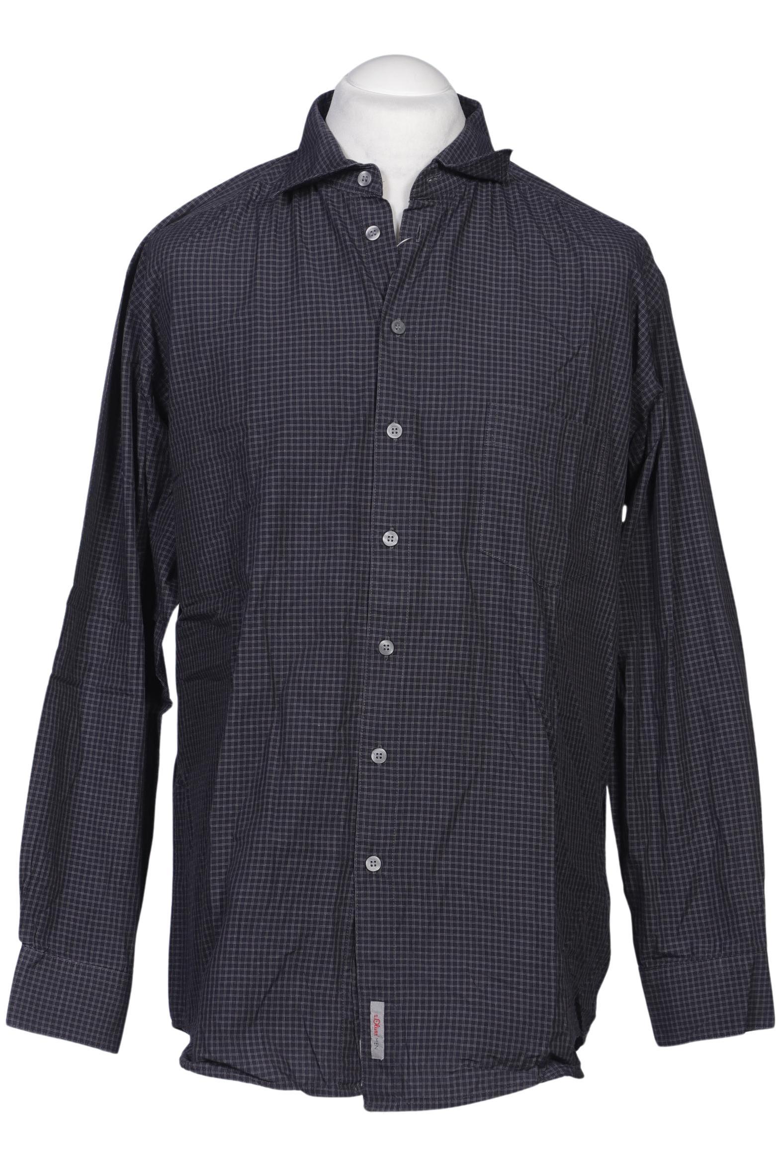 

s.Oliver Herren Hemd, marineblau, Gr. 54