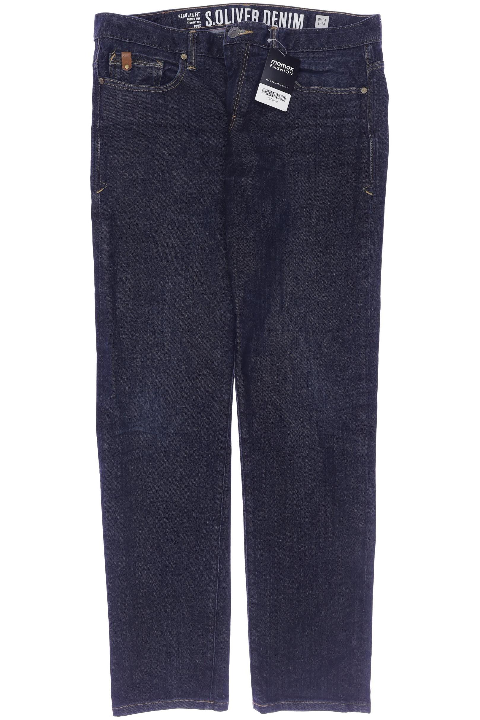 

s.Oliver Herren Jeans, marineblau, Gr. 34