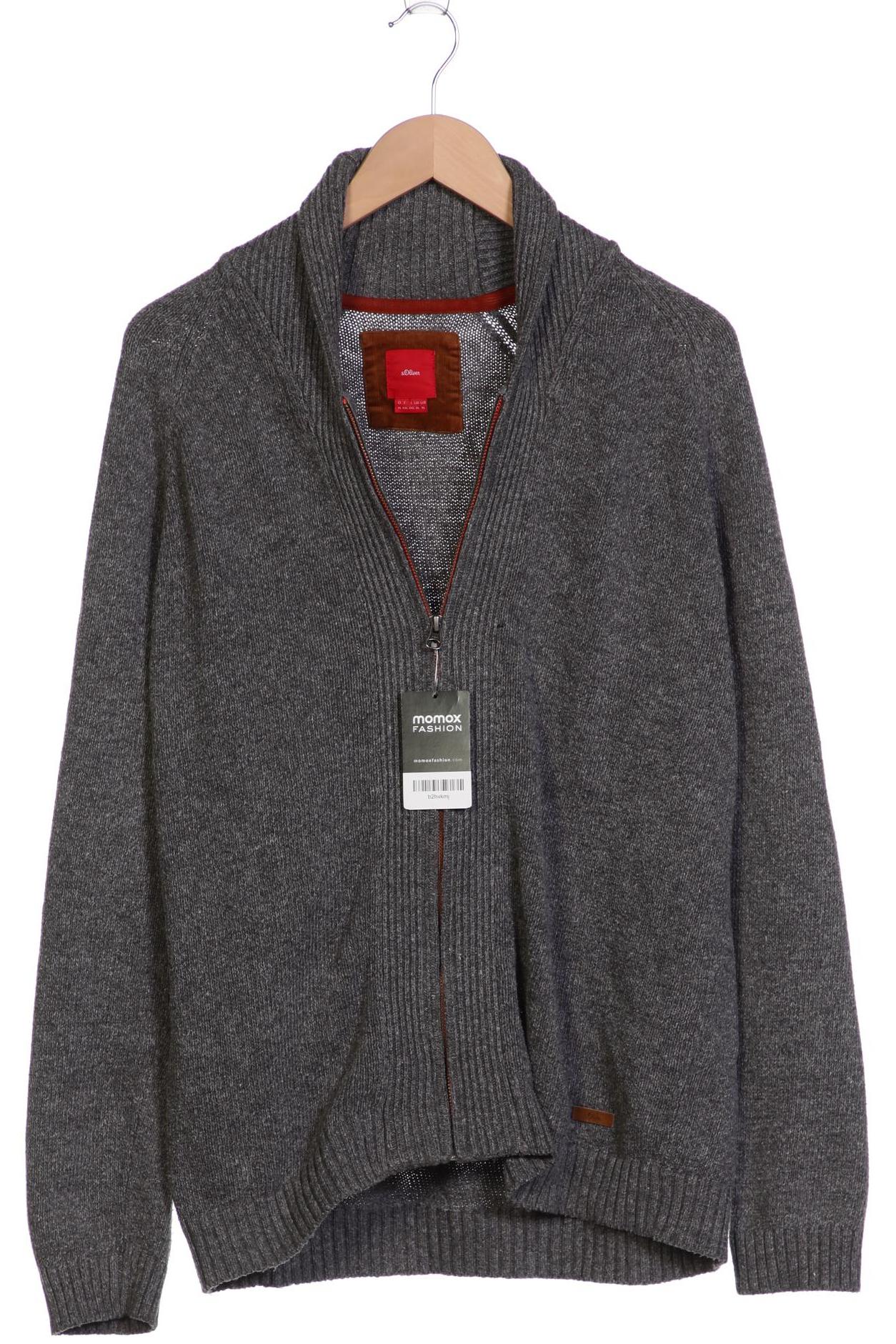 

s.Oliver Herren Strickjacke, grau, Gr. 54