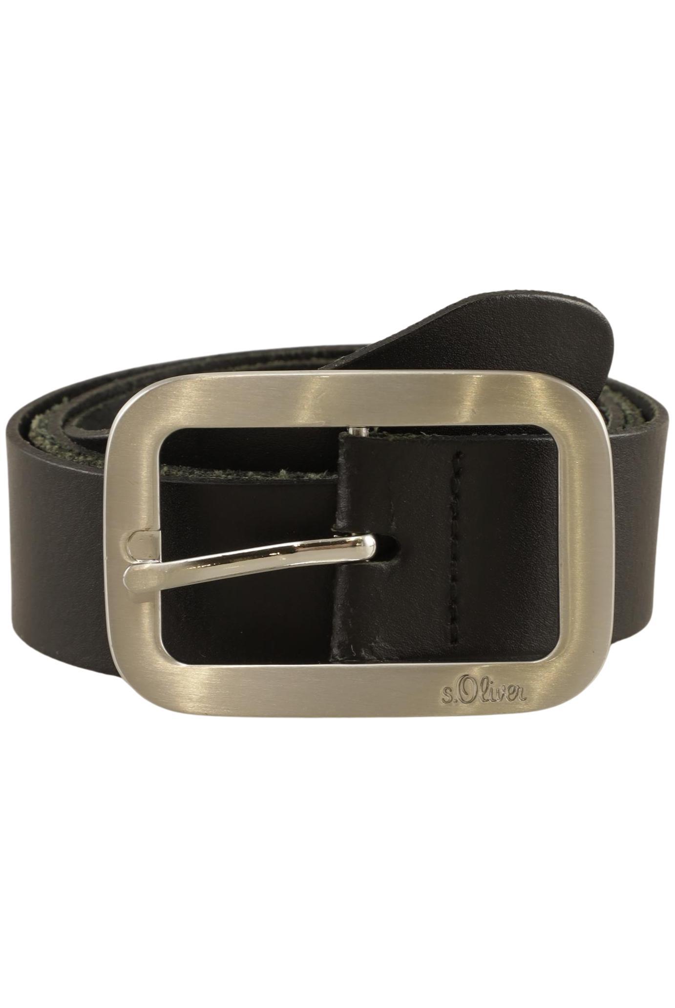 

s.Oliver Herren Gürtel, schwarz, Gr. 100